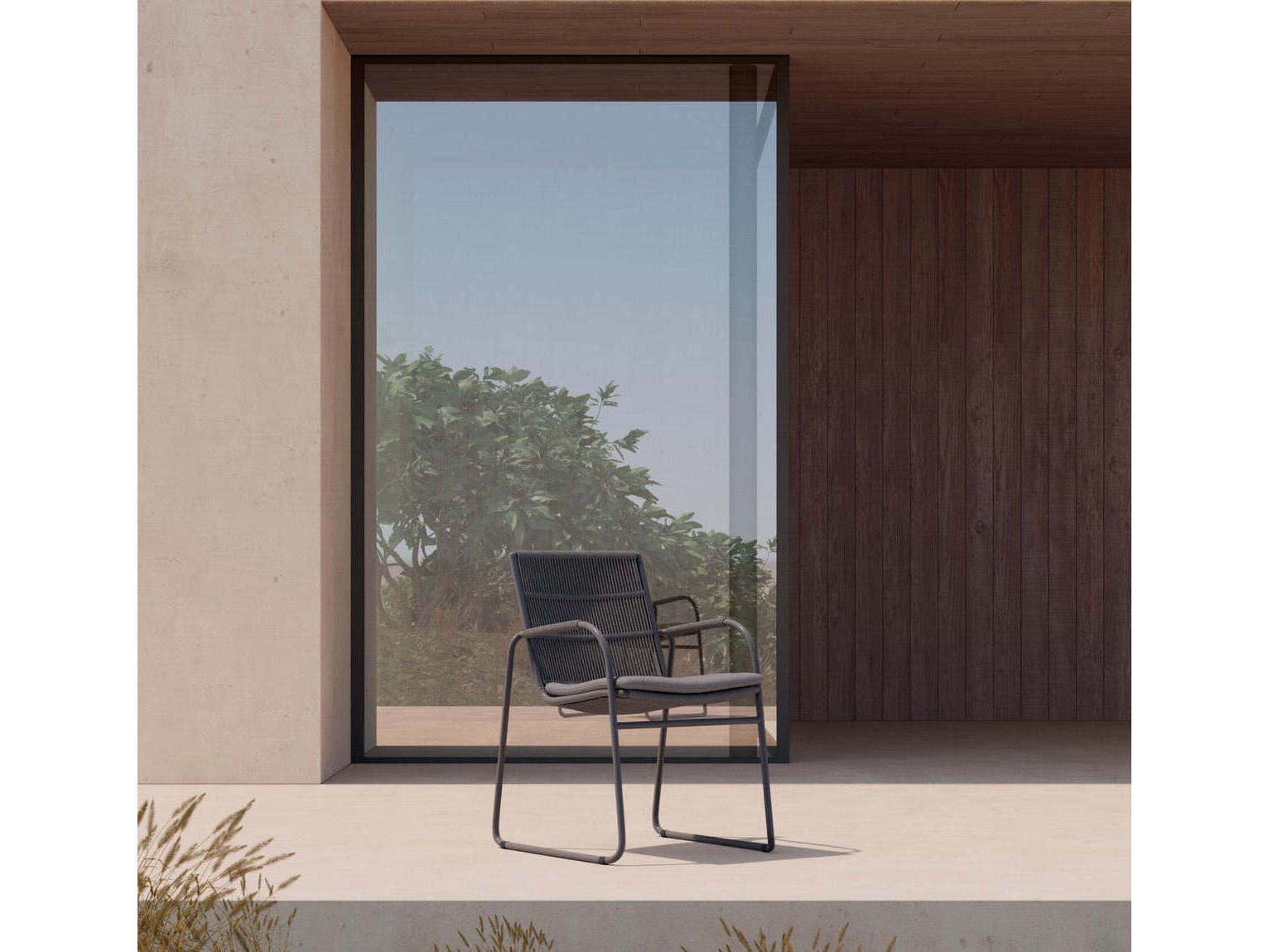 Azzurro Living Cebu Steel Rope Dining Chair Set of 4