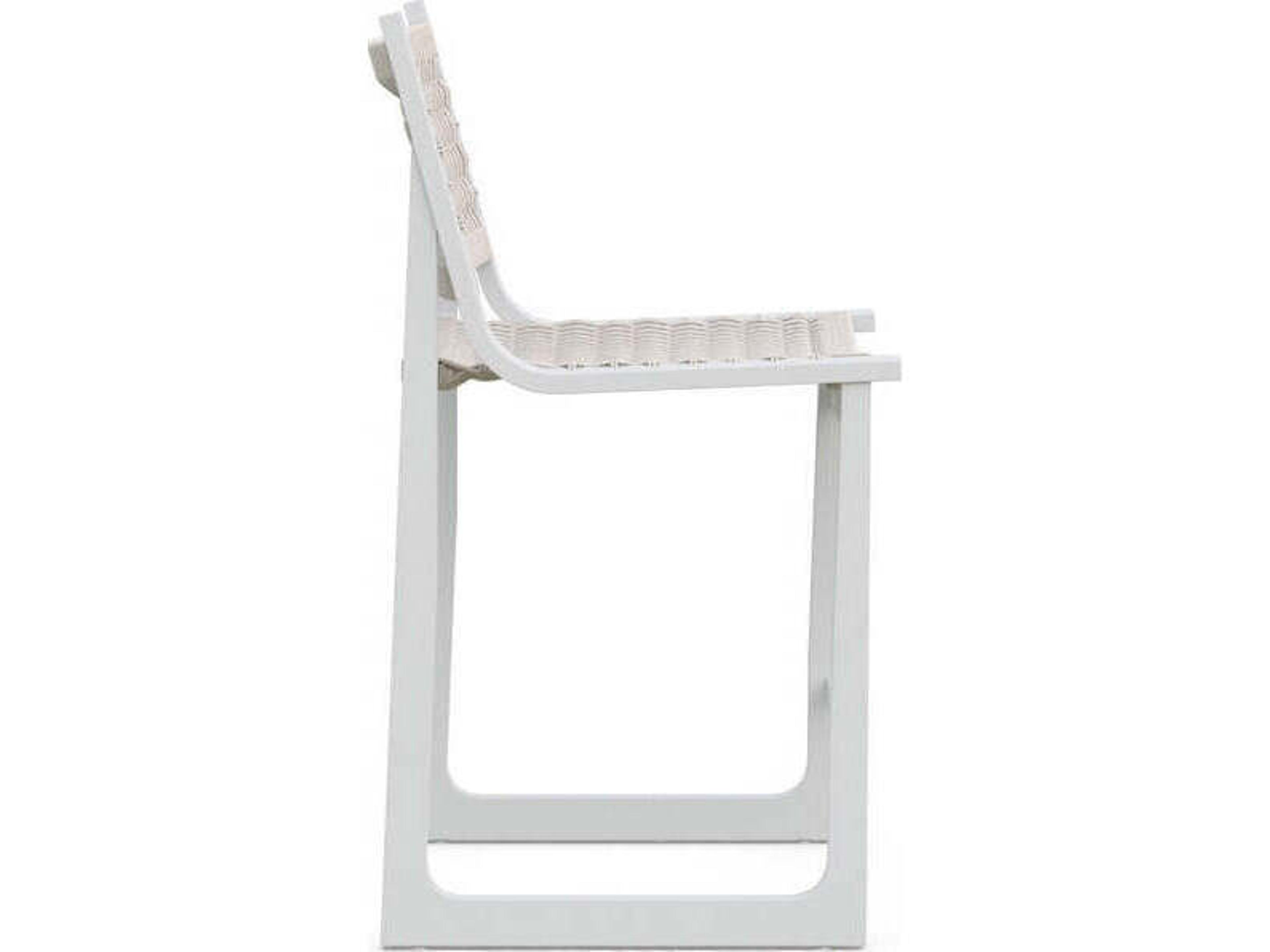 Azzurro Living Cozumel Aluminum Rope Bar Stool