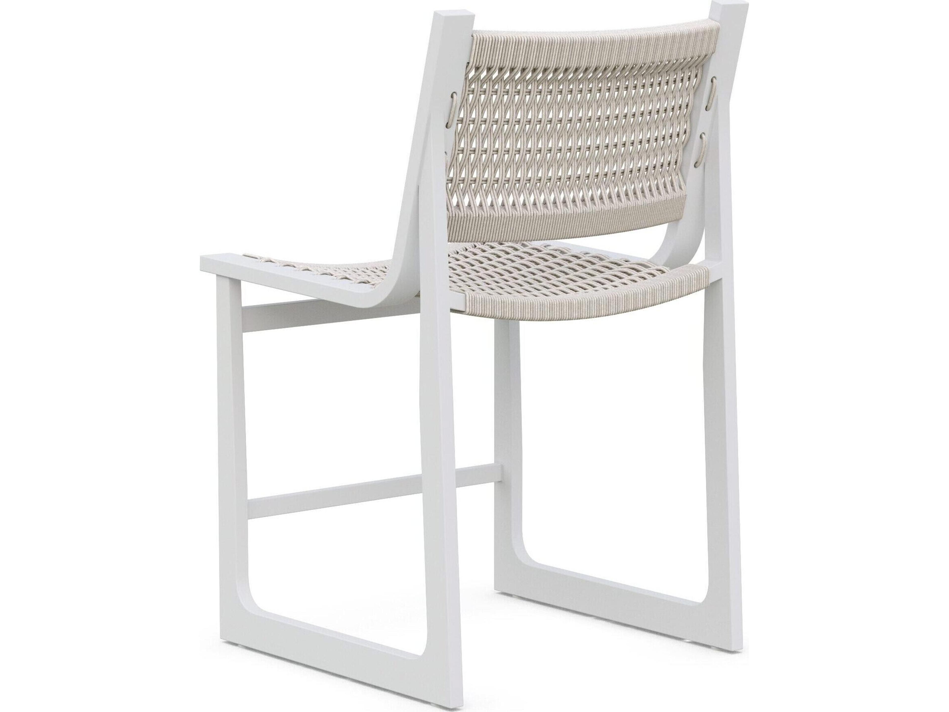 Azzurro Living Cozumel Aluminum Wicker Counter Stool