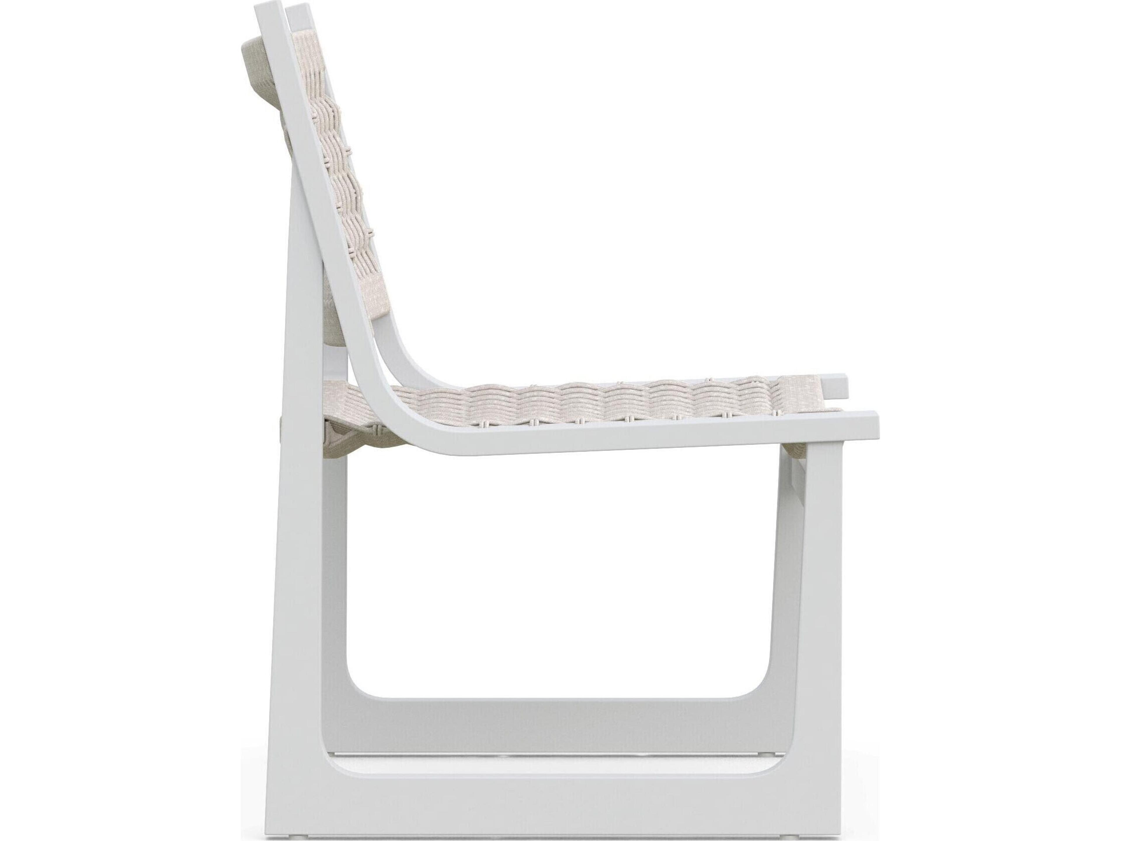 Azzurro Living Cozumel Aluminum Wicker Dining Chair Set of 2