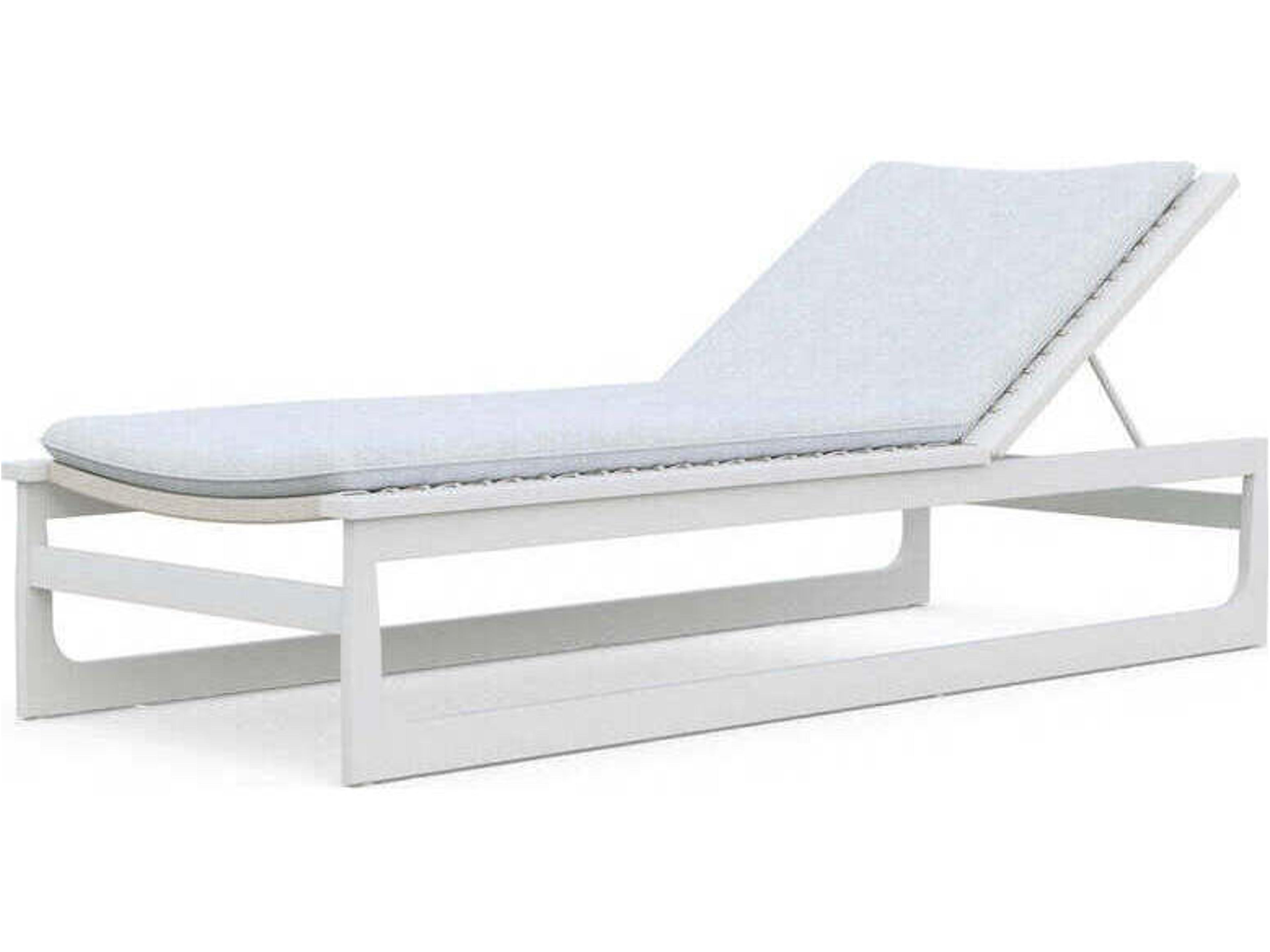 Cozumel Chaise Lounge Outdoor White
