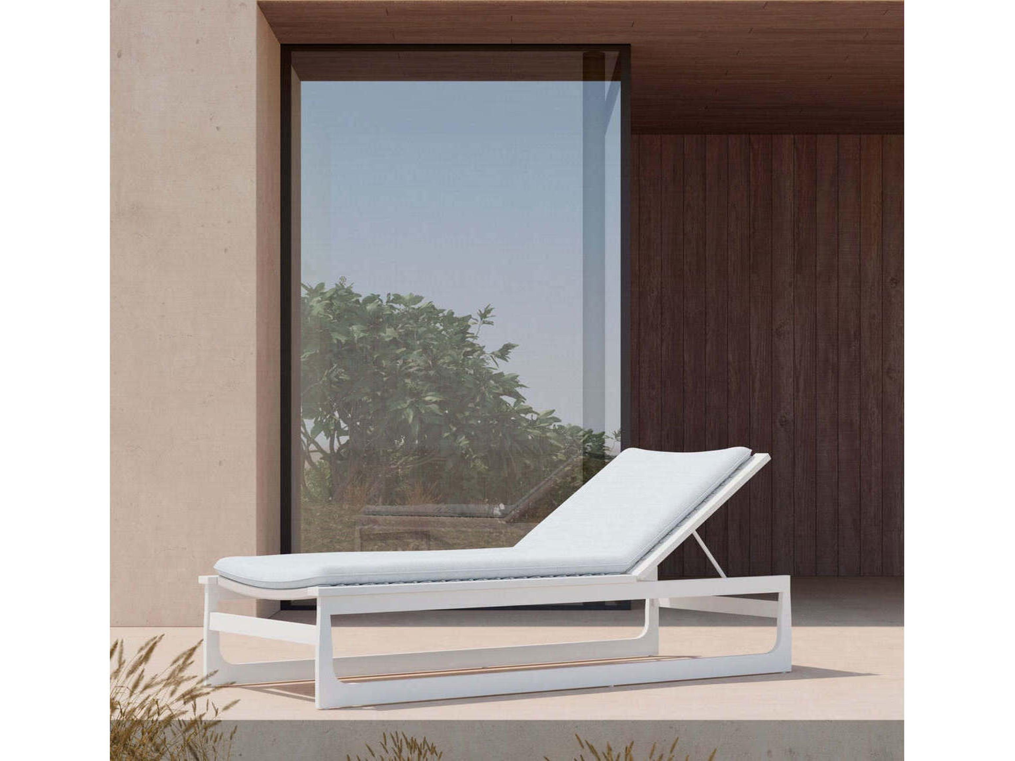 Azzurro Living Cozumel Aluminum Cushion Chaise Lounge