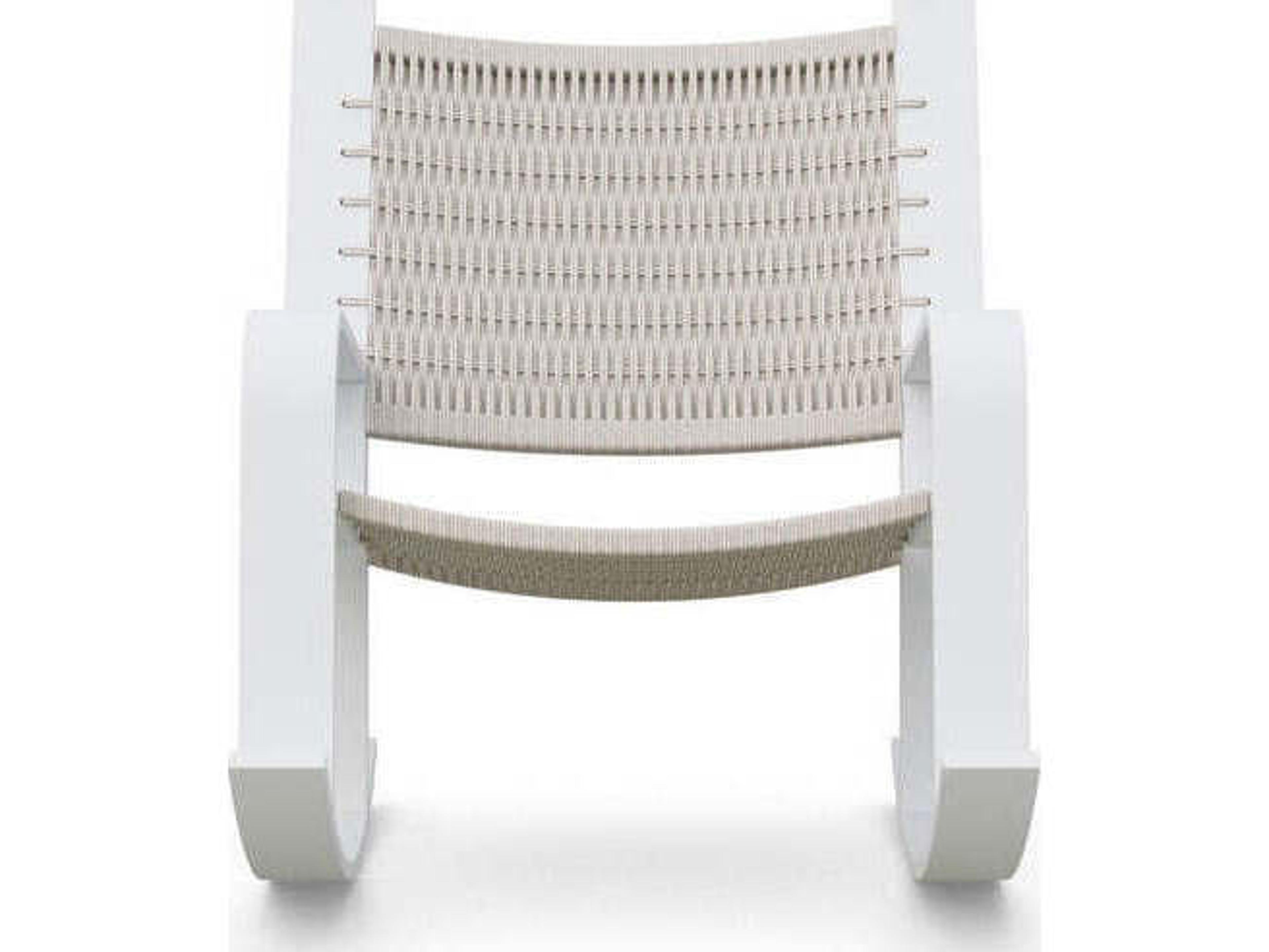 Azzurro Living Cozumel Aluminum Rope Lounge Chair