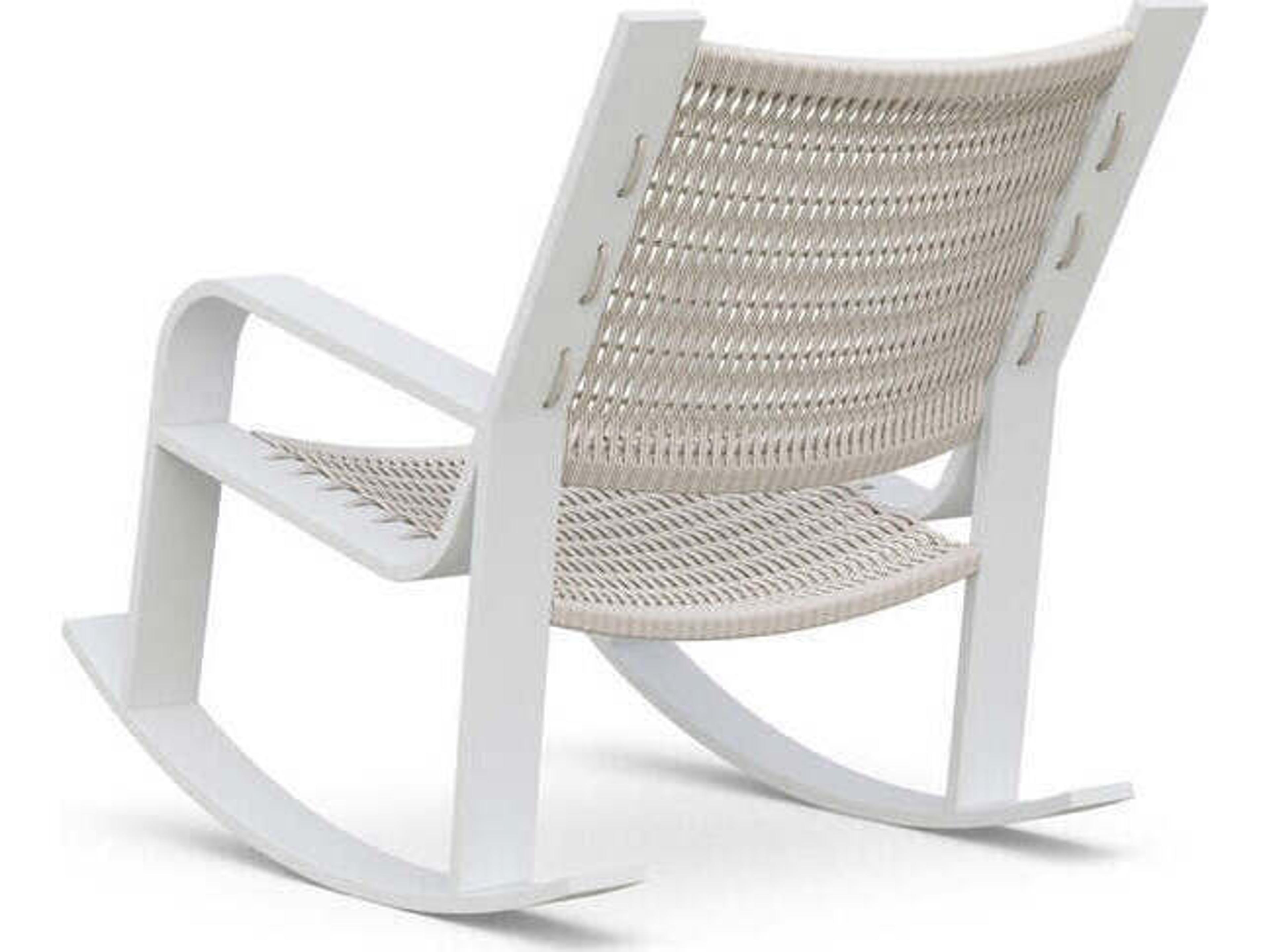 Azzurro Living Cozumel Aluminum Rope Lounge Chair