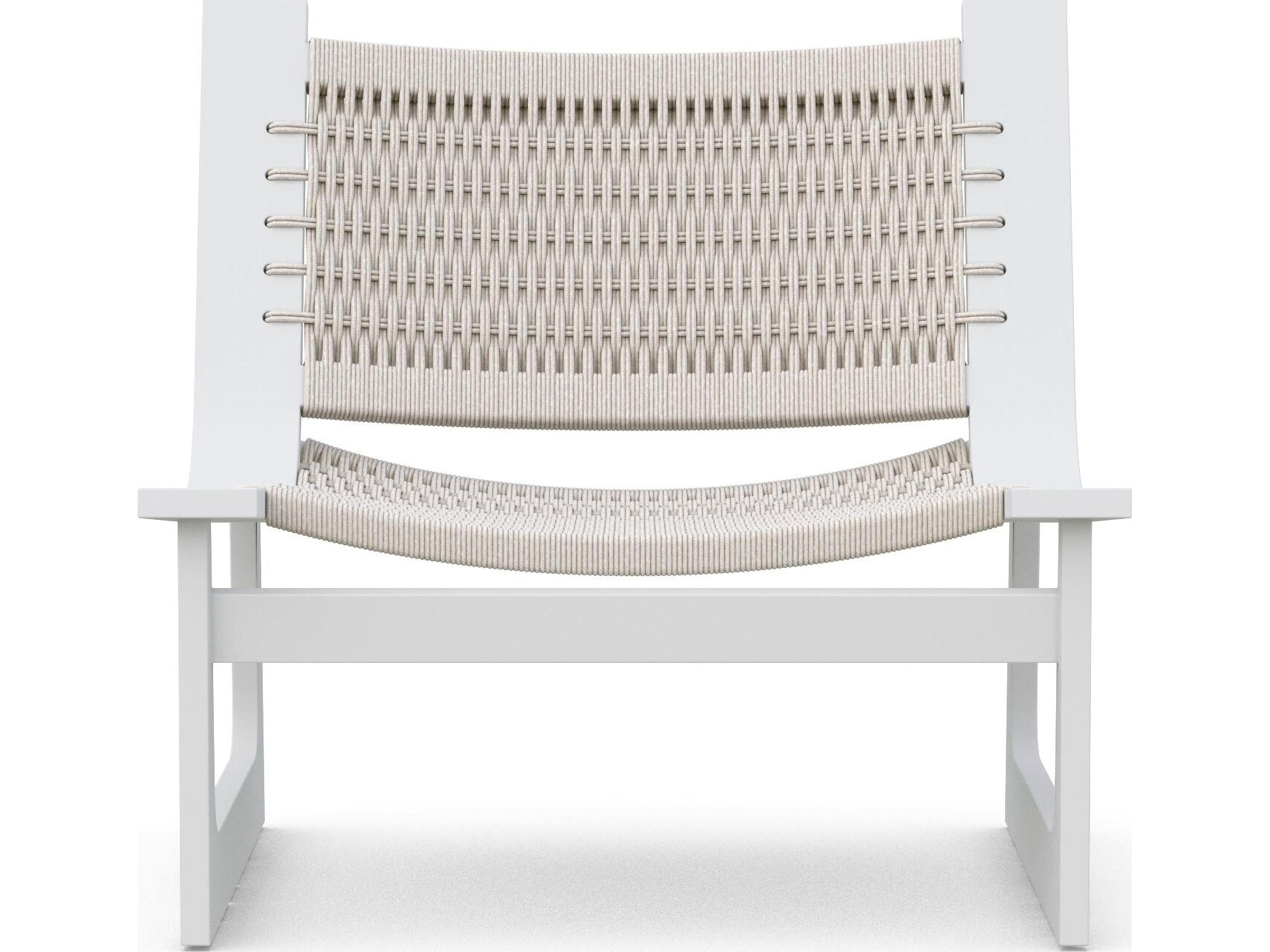 Azzurro Living Cozumel Aluminum Wicker Lounge Chair Set of 2