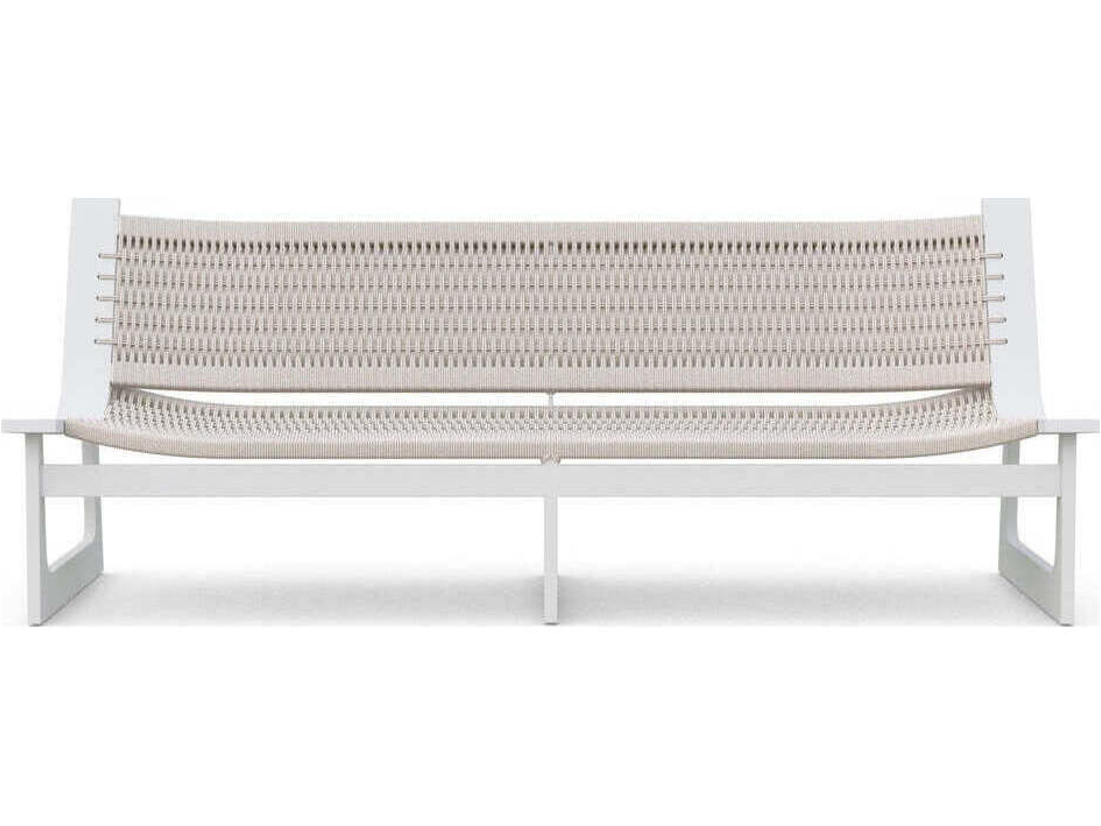 Azzurro Living Cozumel Aluminum Rope Sofa