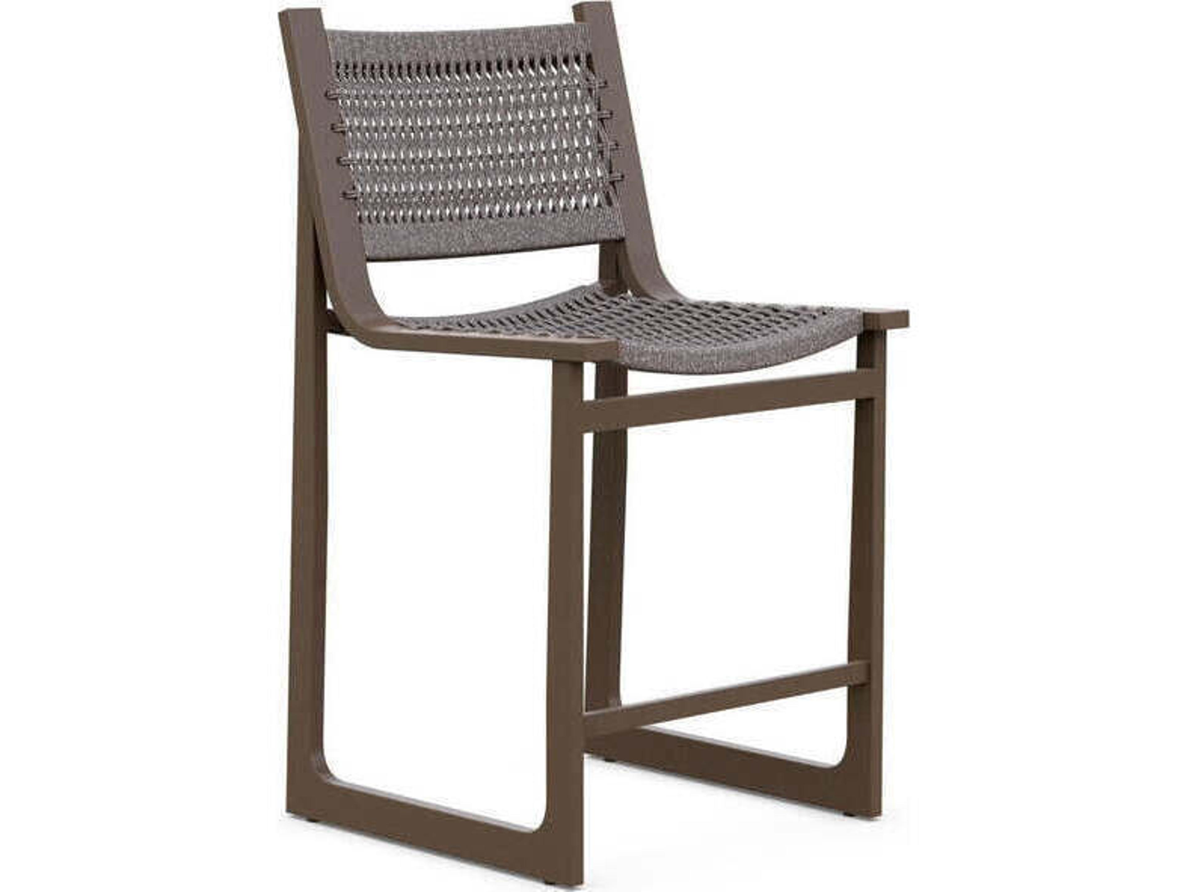 Cozumel Aluminum Rope Bar Stool