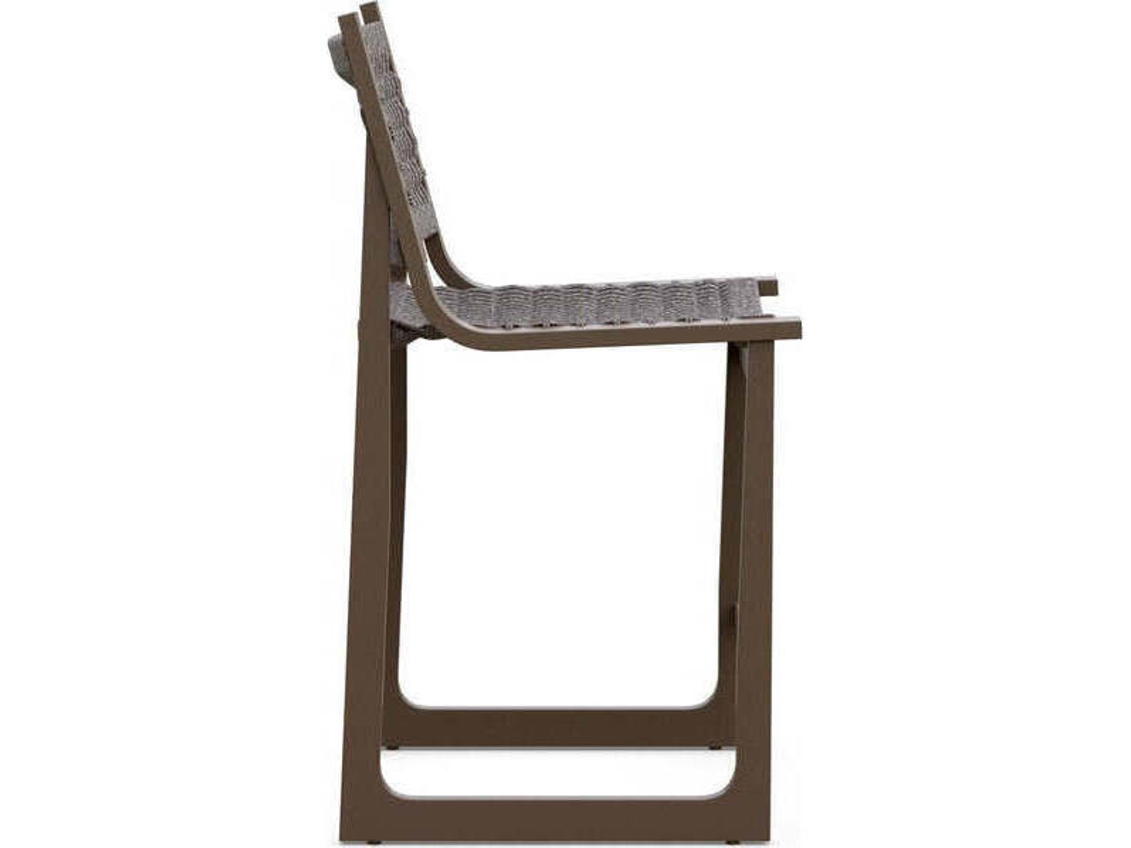 Azzurro Living Cozumel Aluminum Rope Bar Stool