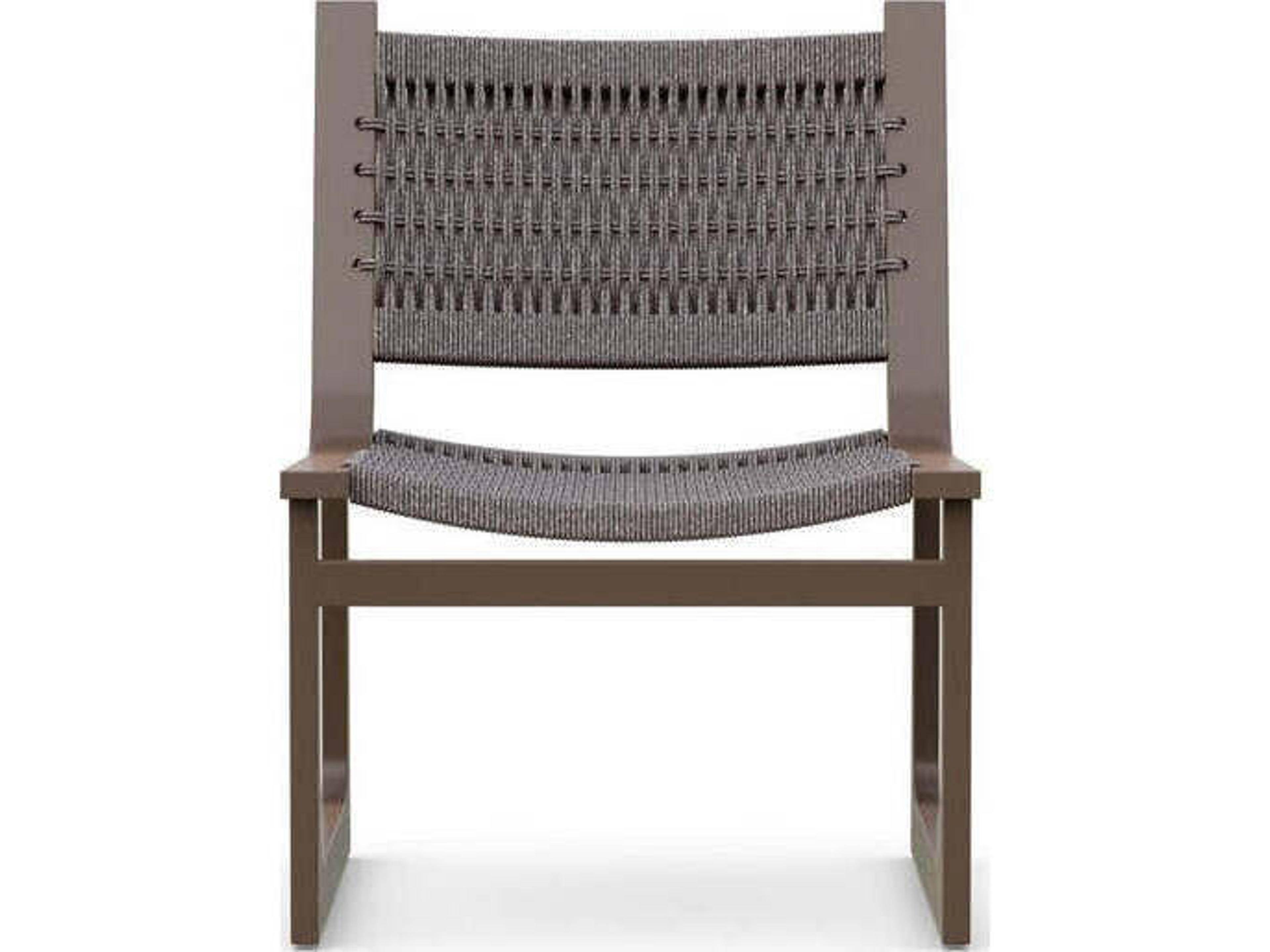 Azzurro Living Cozumel Aluminum Rope Dining Chair Set of 2