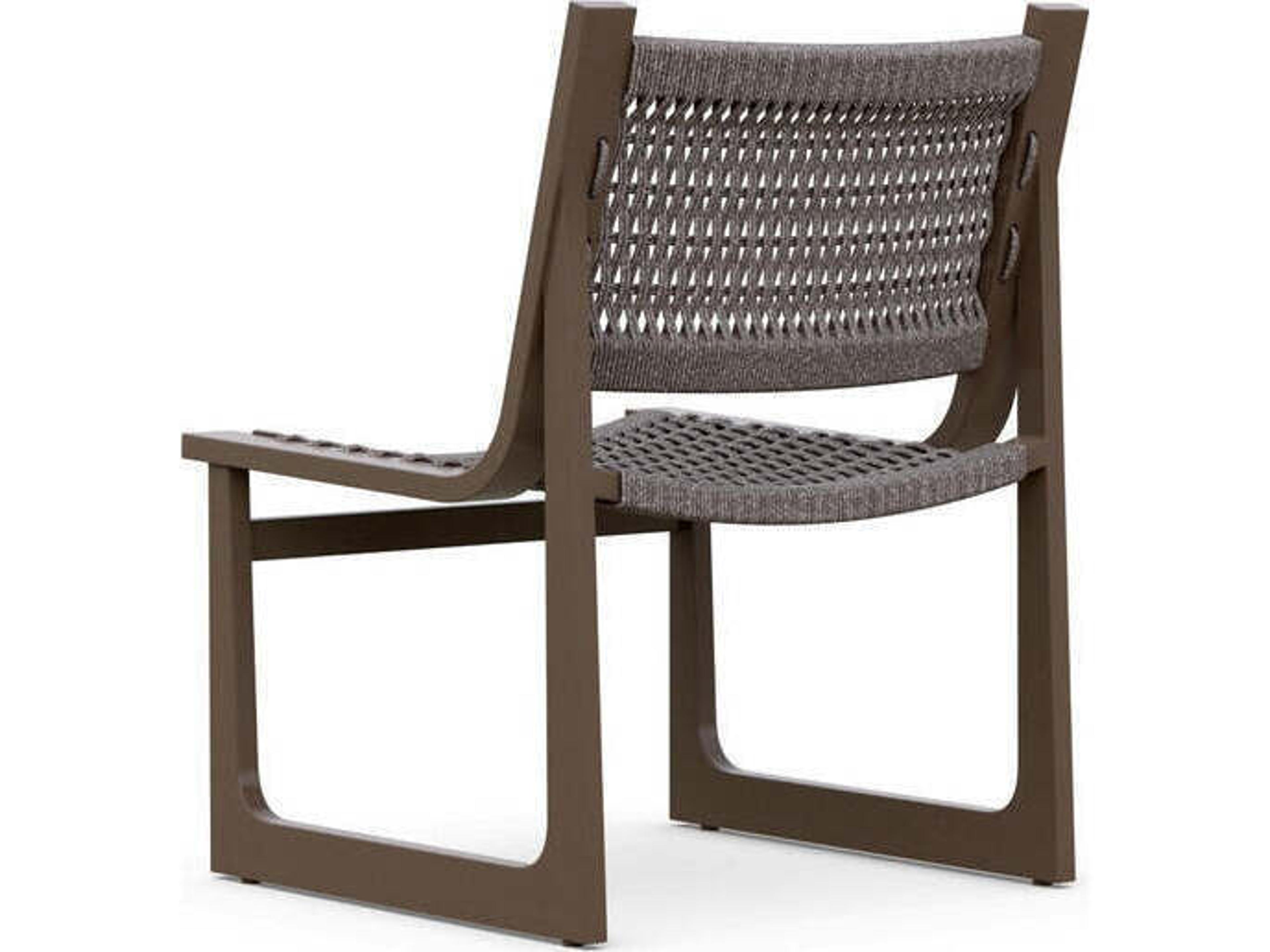 Azzurro Living Cozumel Aluminum Rope Dining Chair Set of 2
