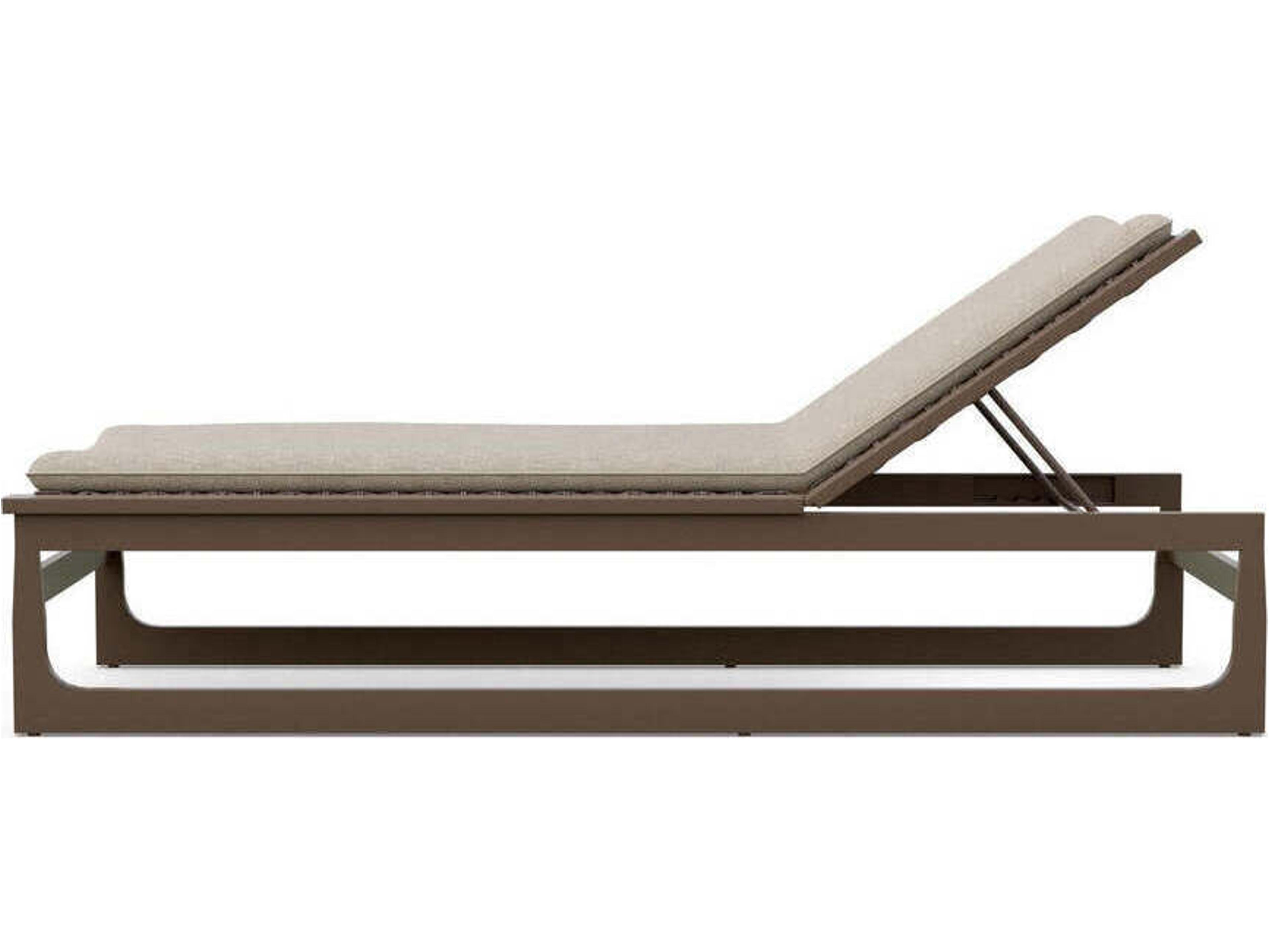 Azzurro Living Cozumel Aluminum Cushion Chaise Lounge