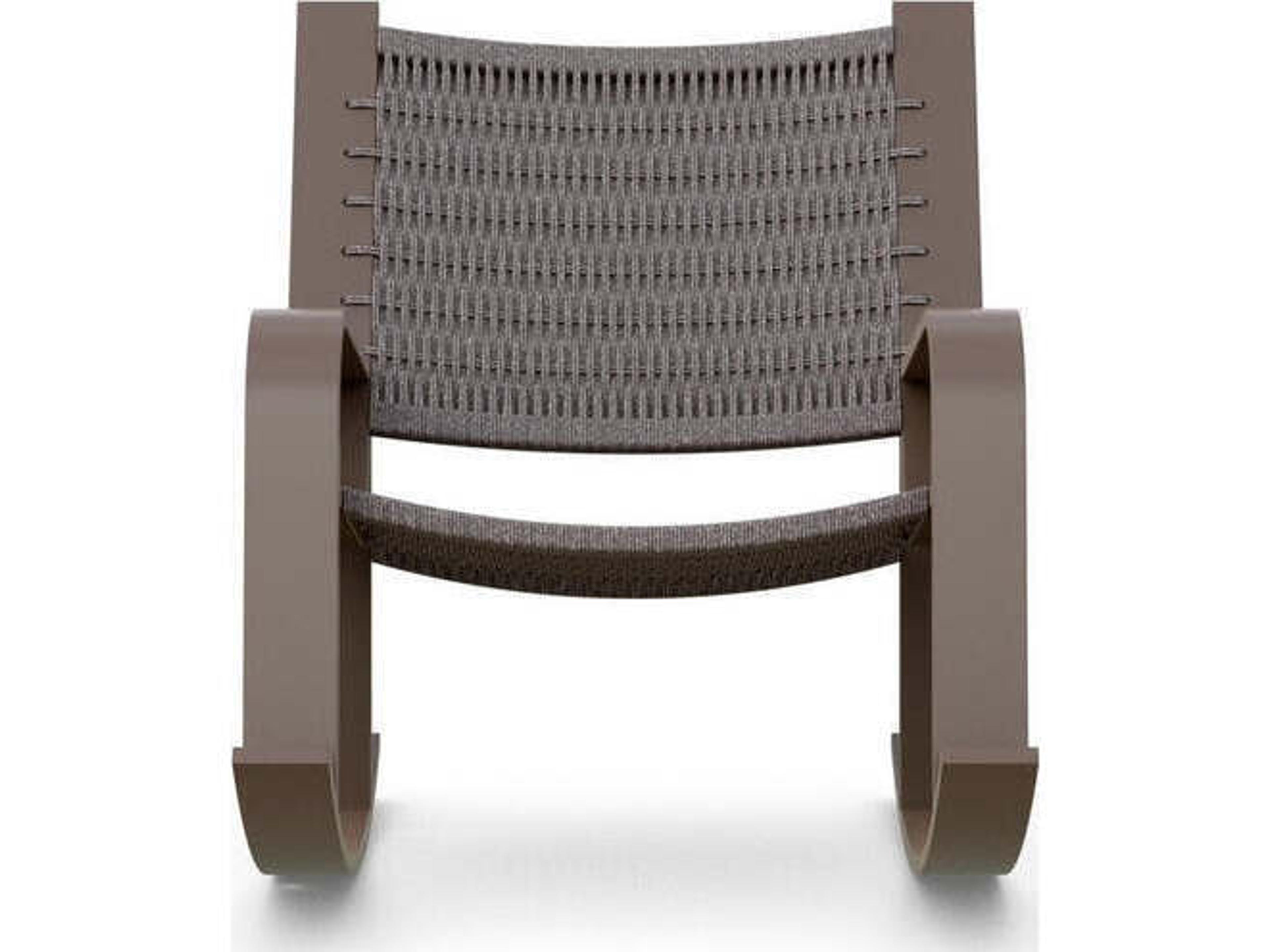Azzurro Living Cozumel Aluminum Rope Lounge Chair