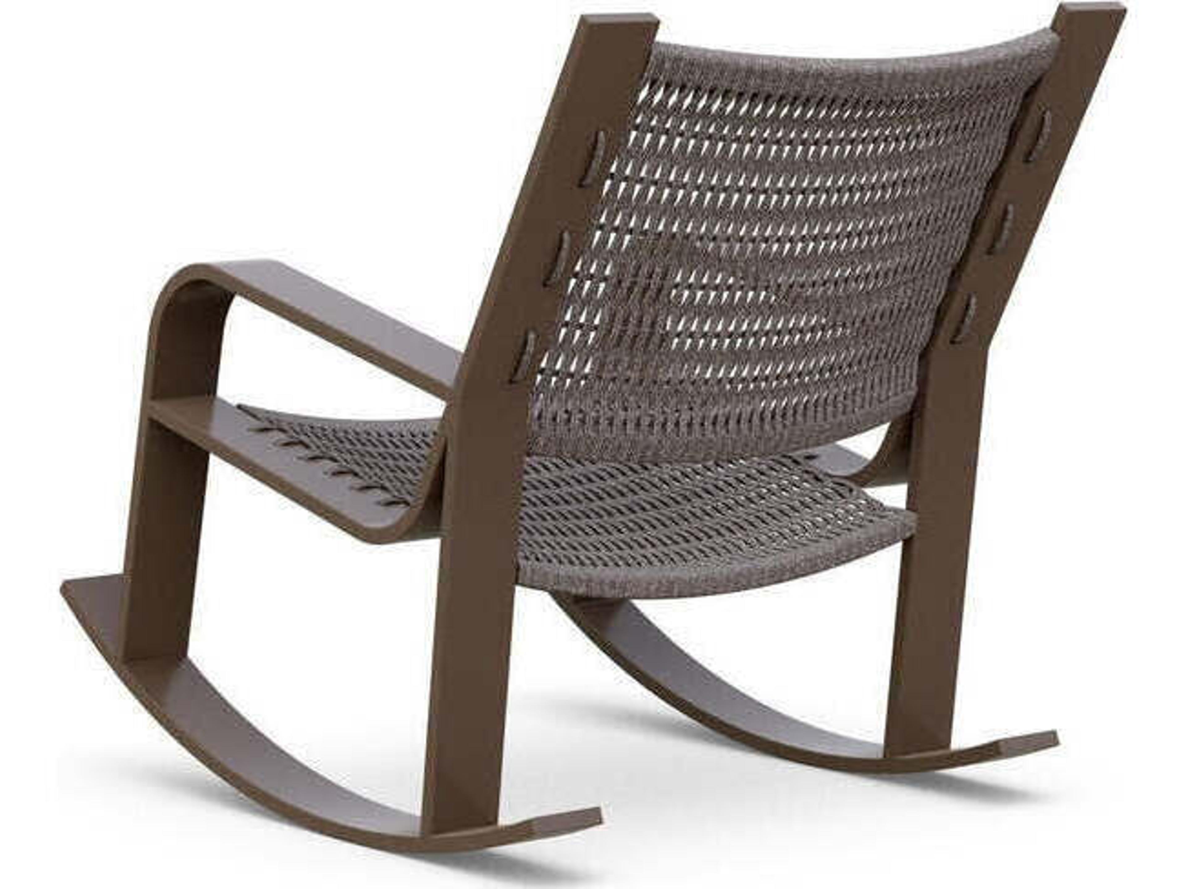 Azzurro Living Cozumel Aluminum Rope Lounge Chair