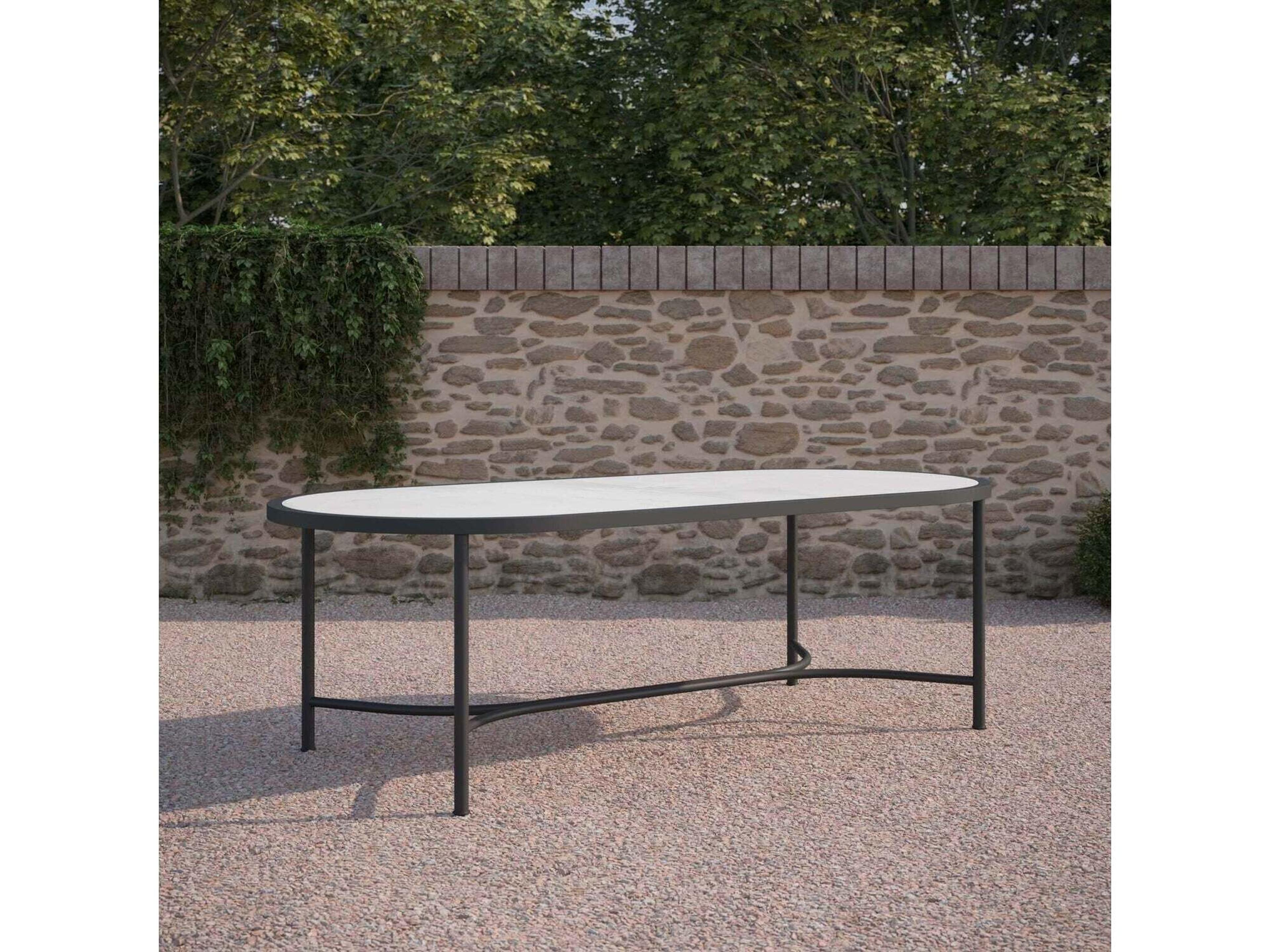 Azzurro Living Albarium Dekton 94" Oval Table Top