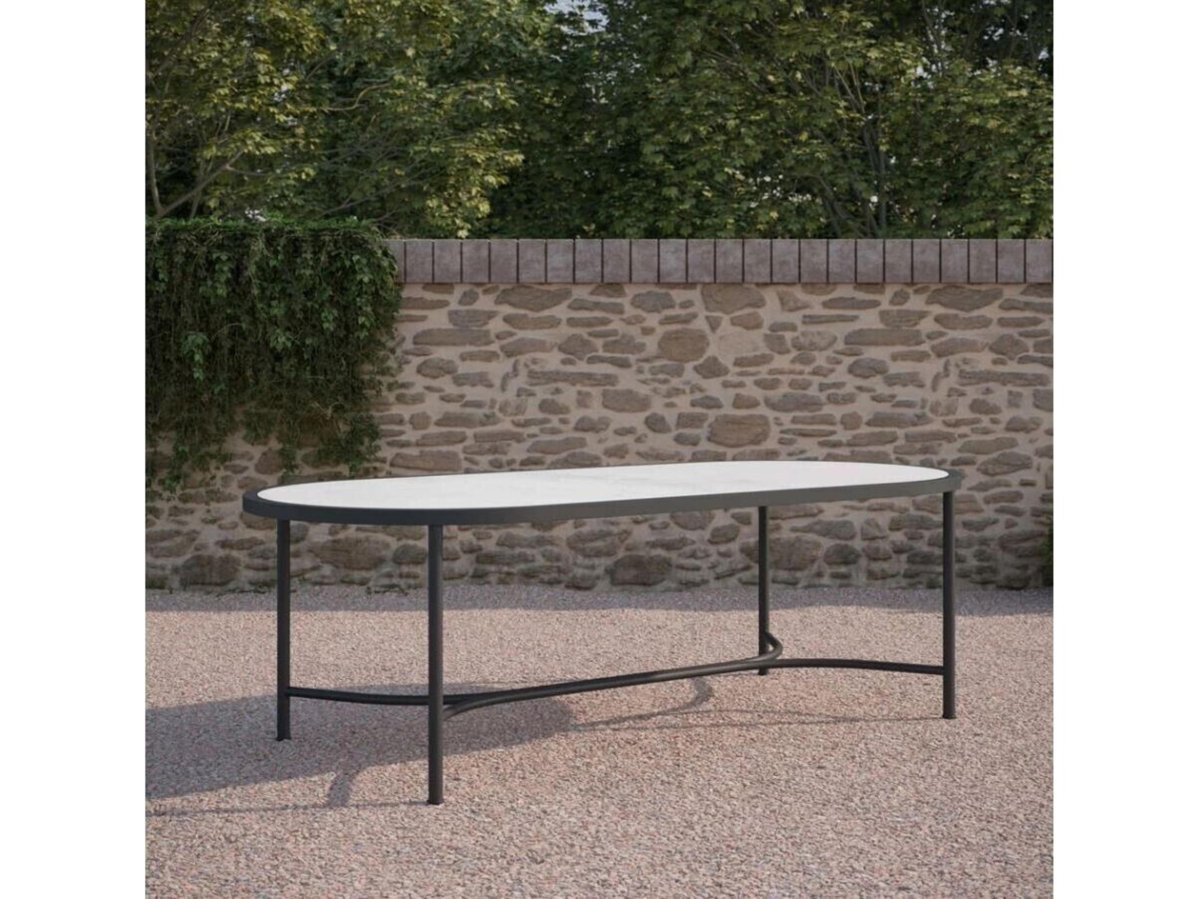 Azzurro Living Helena Dekton 94" Oval Table Top