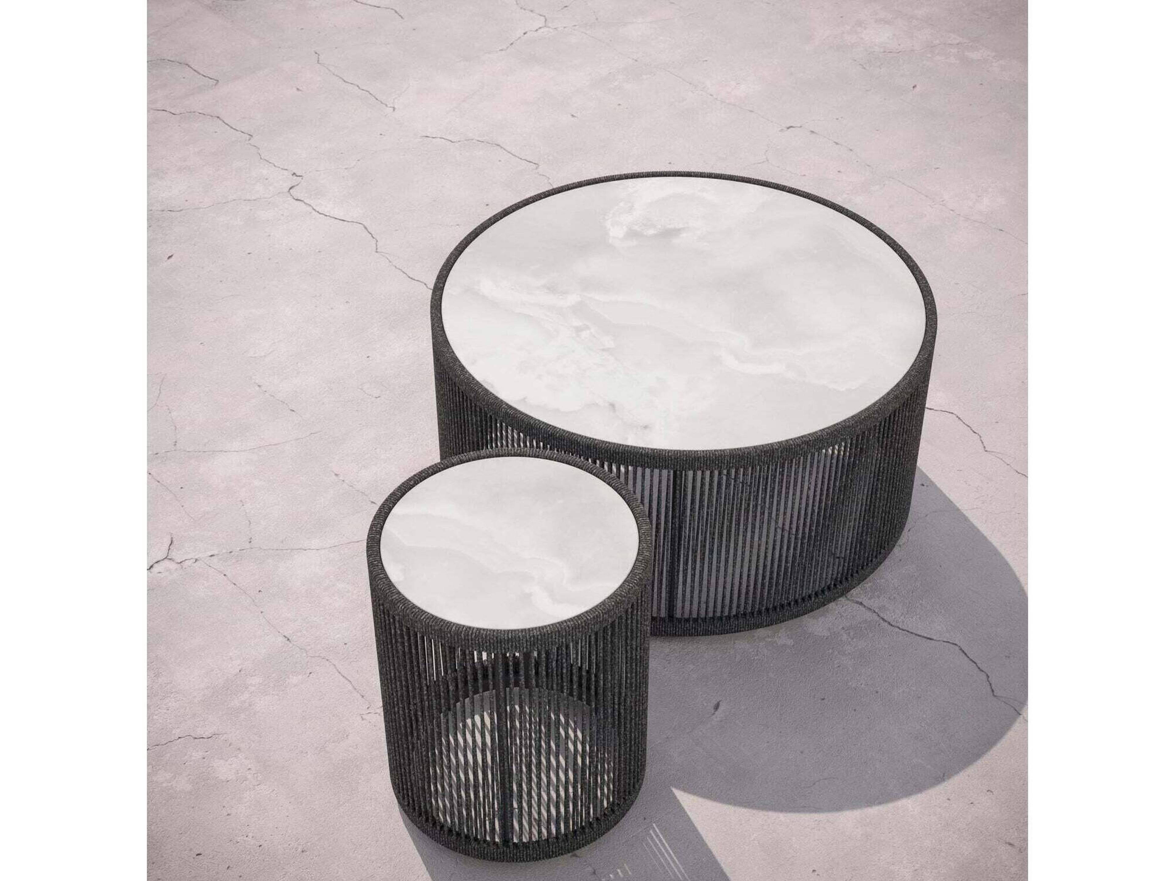 Azzurro Living Helena Dekton 14" Round Table Top