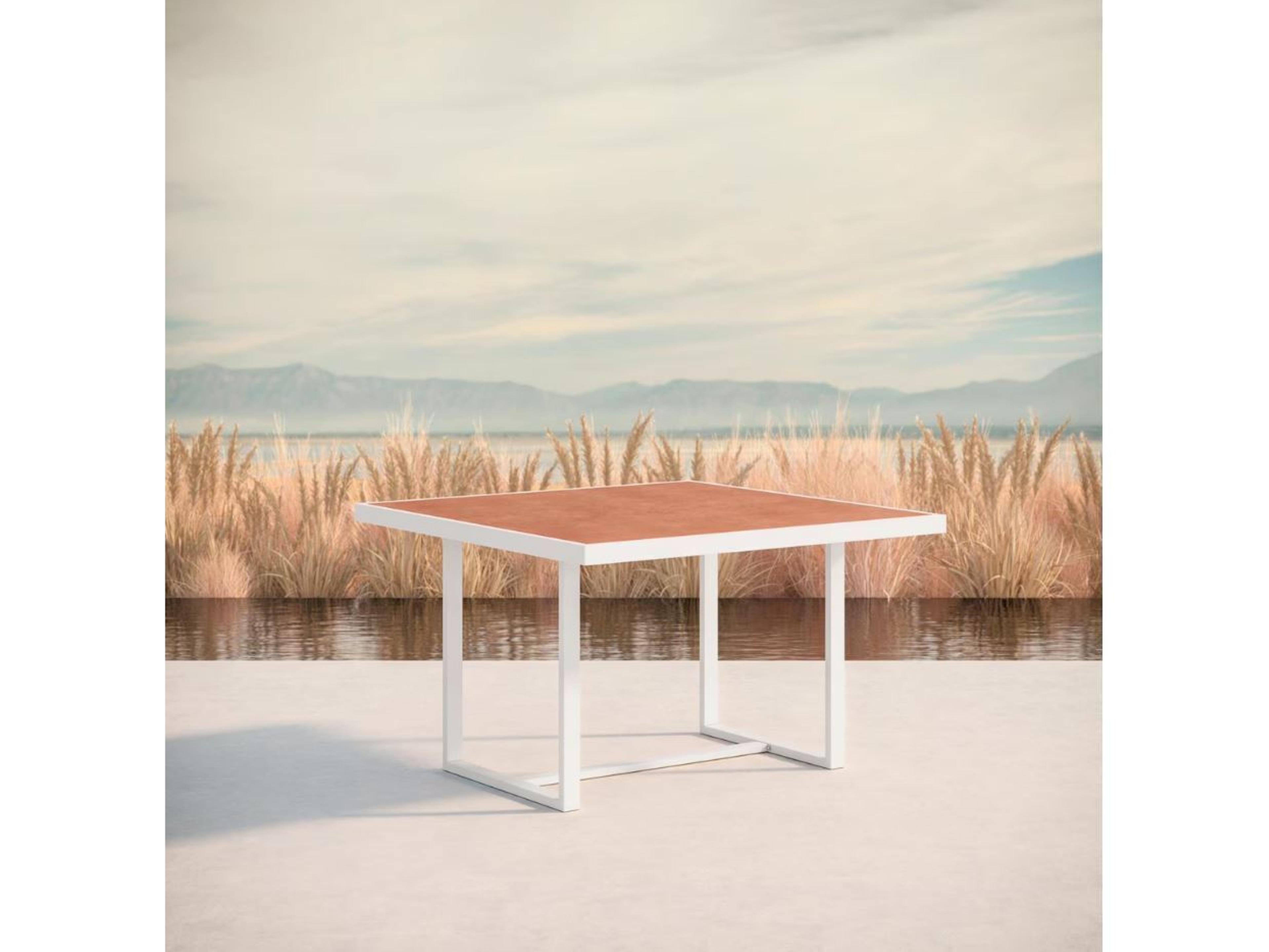 Azzurro Living Umber Dekton 46" Square Table Top