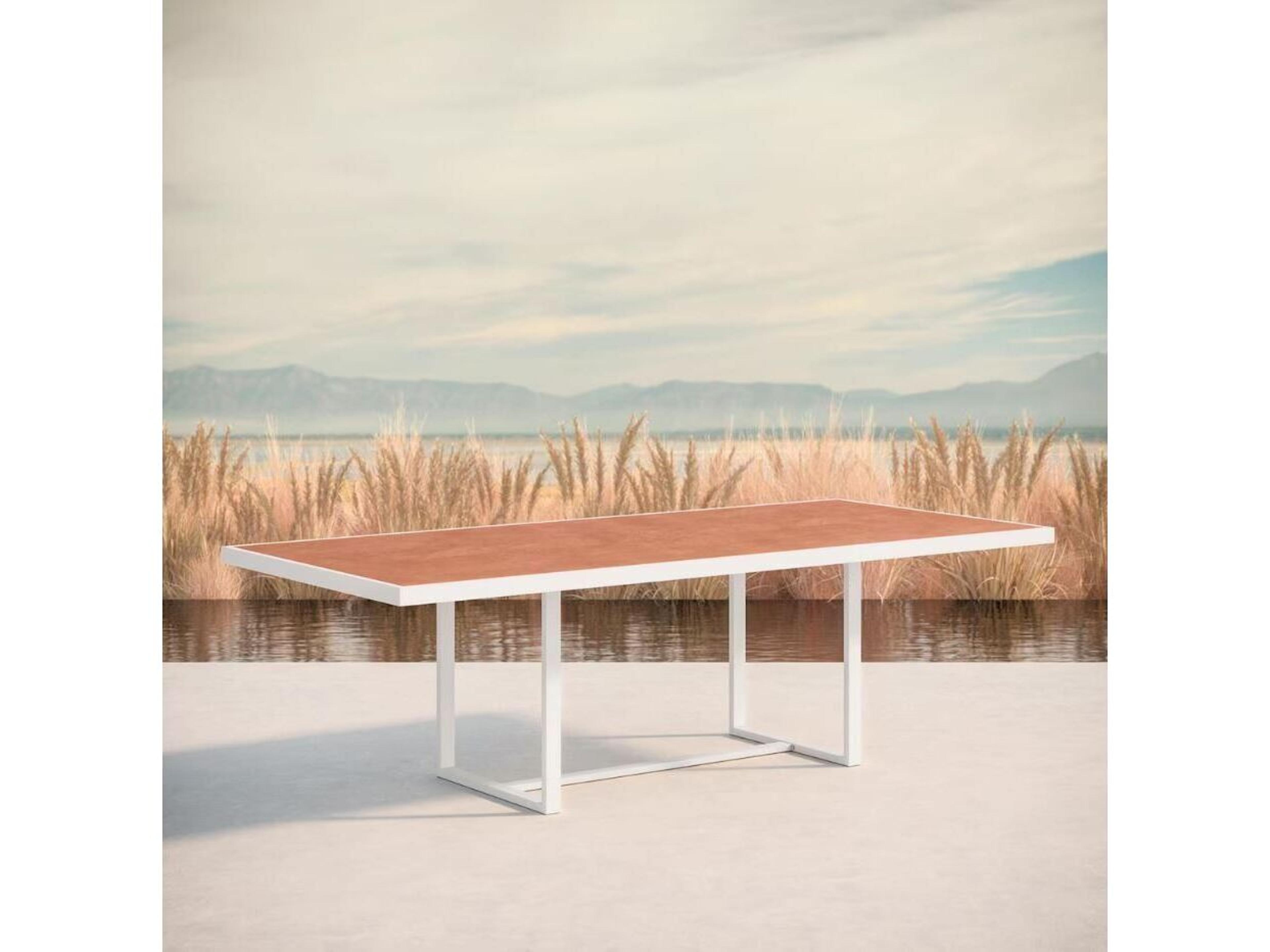 Azzurro Living Umber Dekton 94" Rectangular Table Top