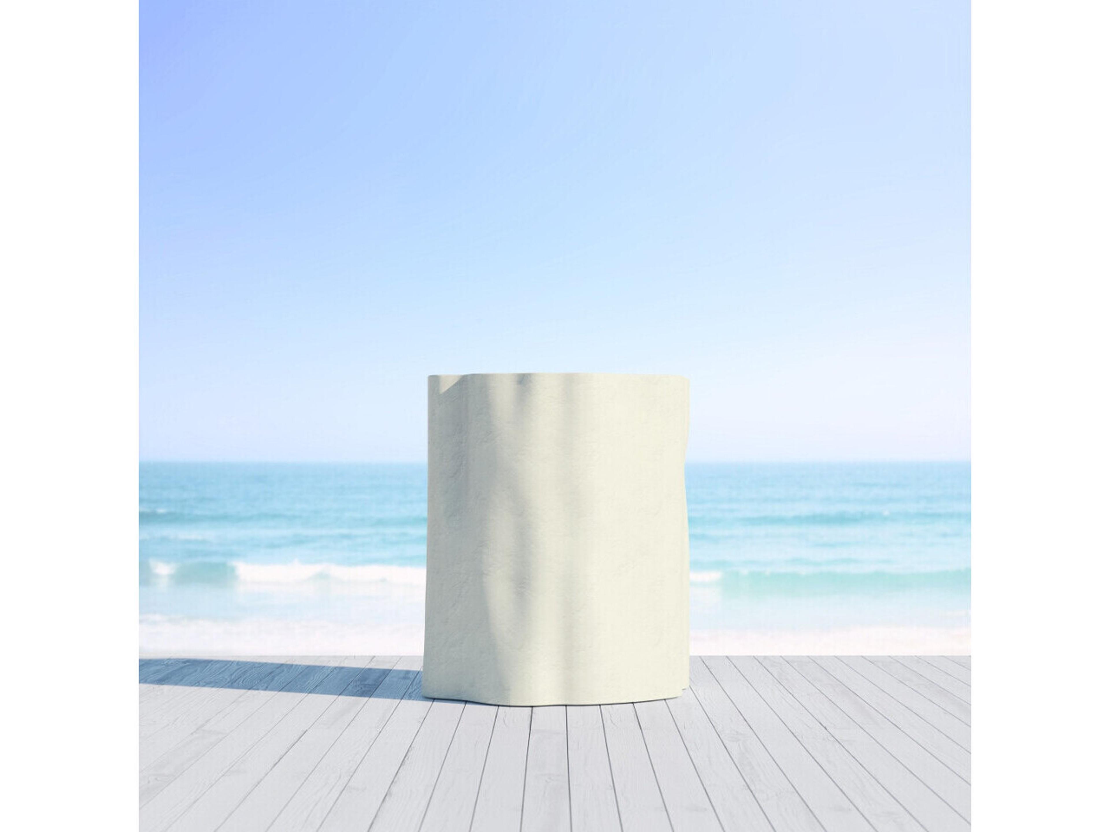 Azzurro Living Daintree Concrete Round End Table