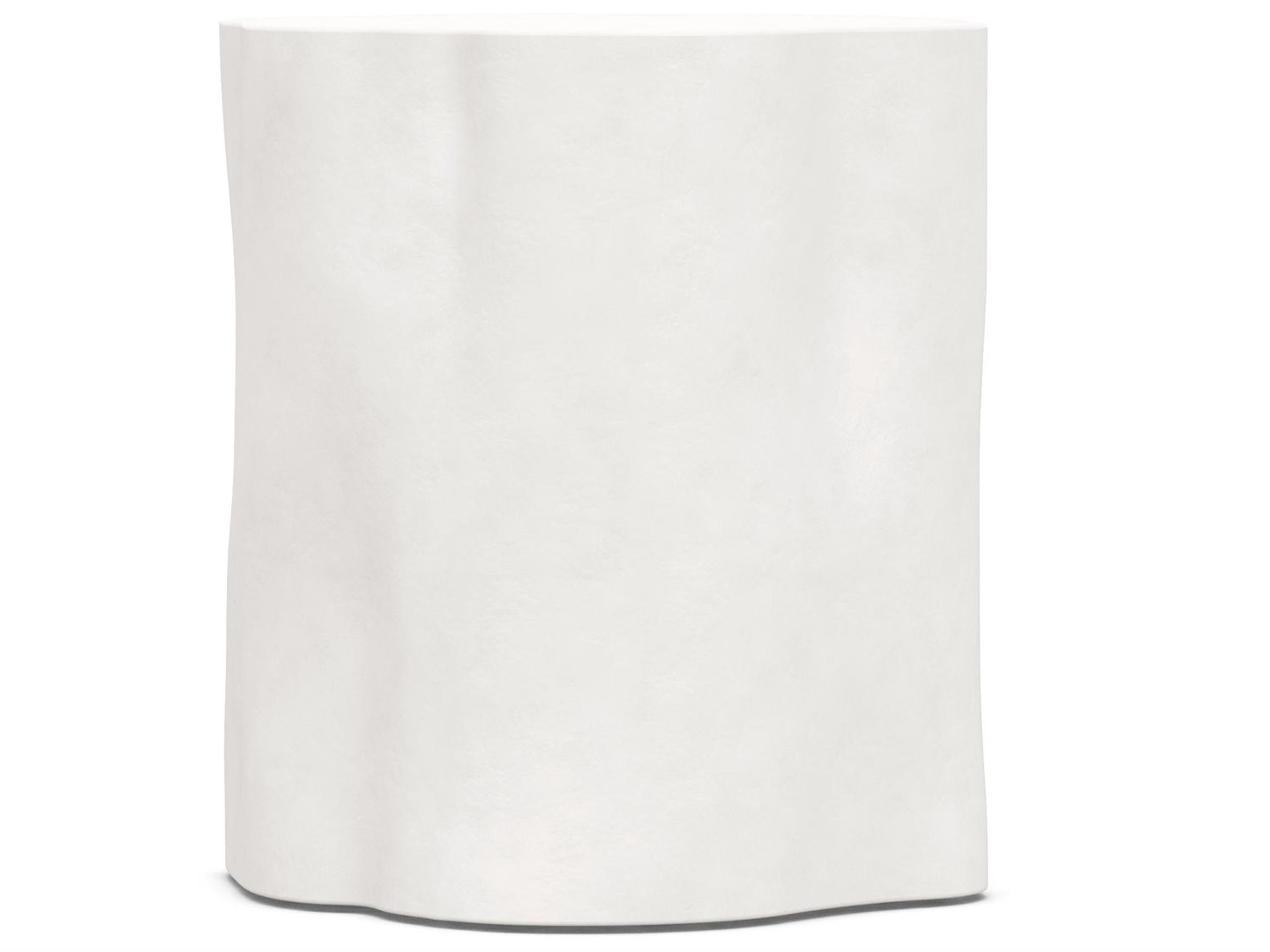 Daintree Side Table Bone White Concrete