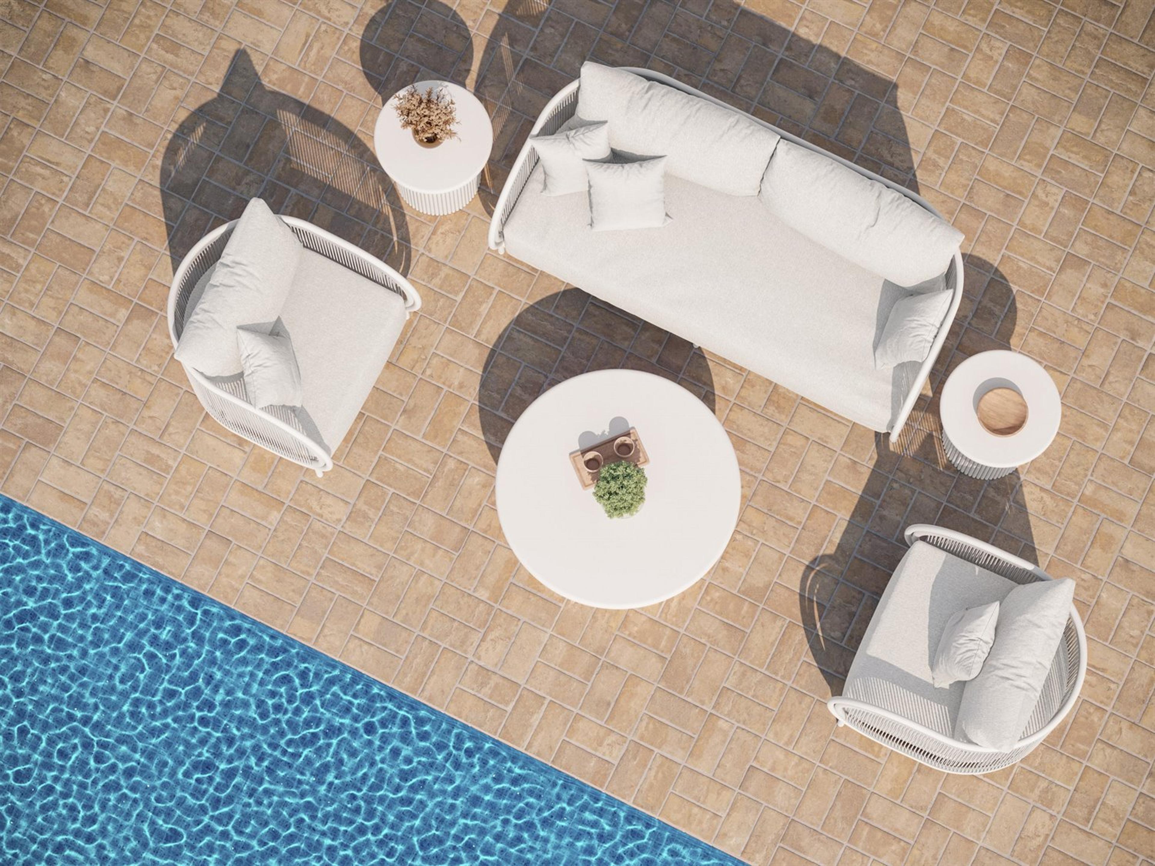 Kamari White Mist All-Weather Rope Outdoor Patio Lounge Set with Cloud Cushion