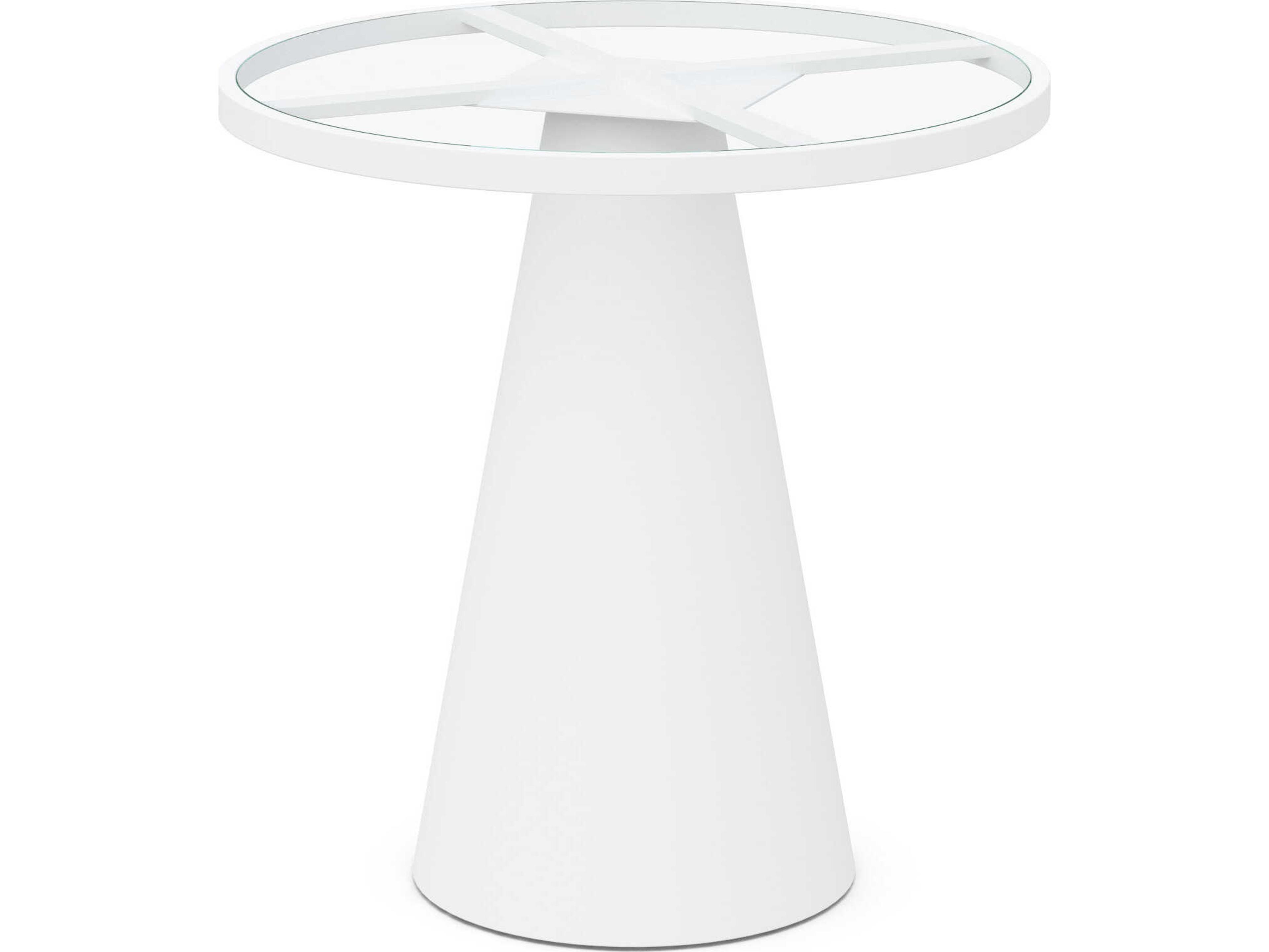 Leon Outdoor Coffee Table with Glass Top