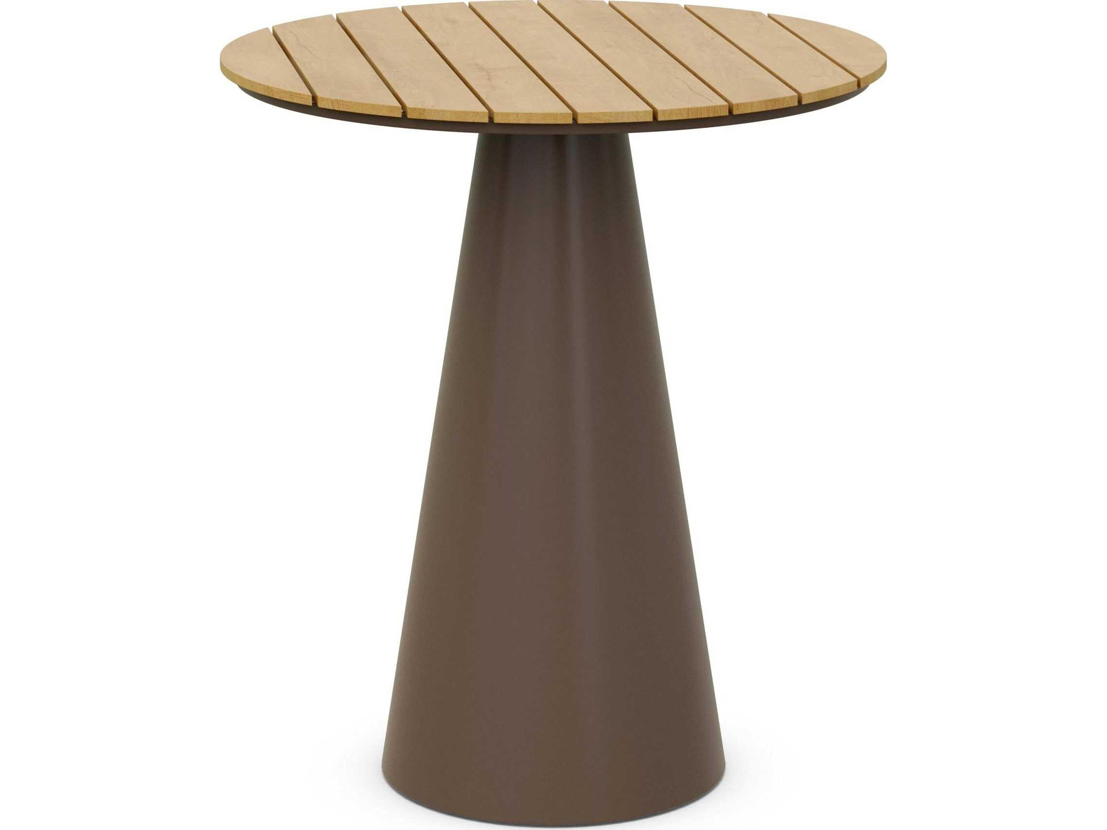 Leon Outdoor Bar Table with Alpine WeatherWood Top