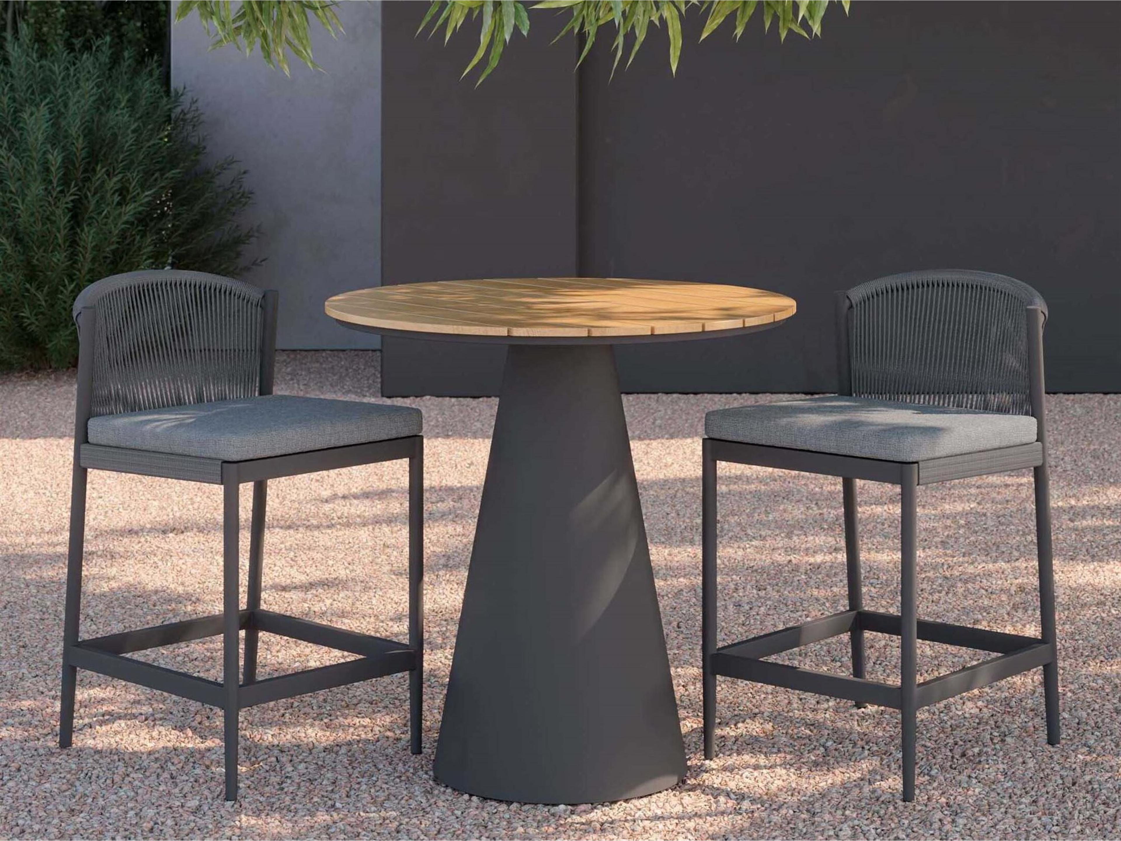 Leon Counter Table And Counter Stools Set