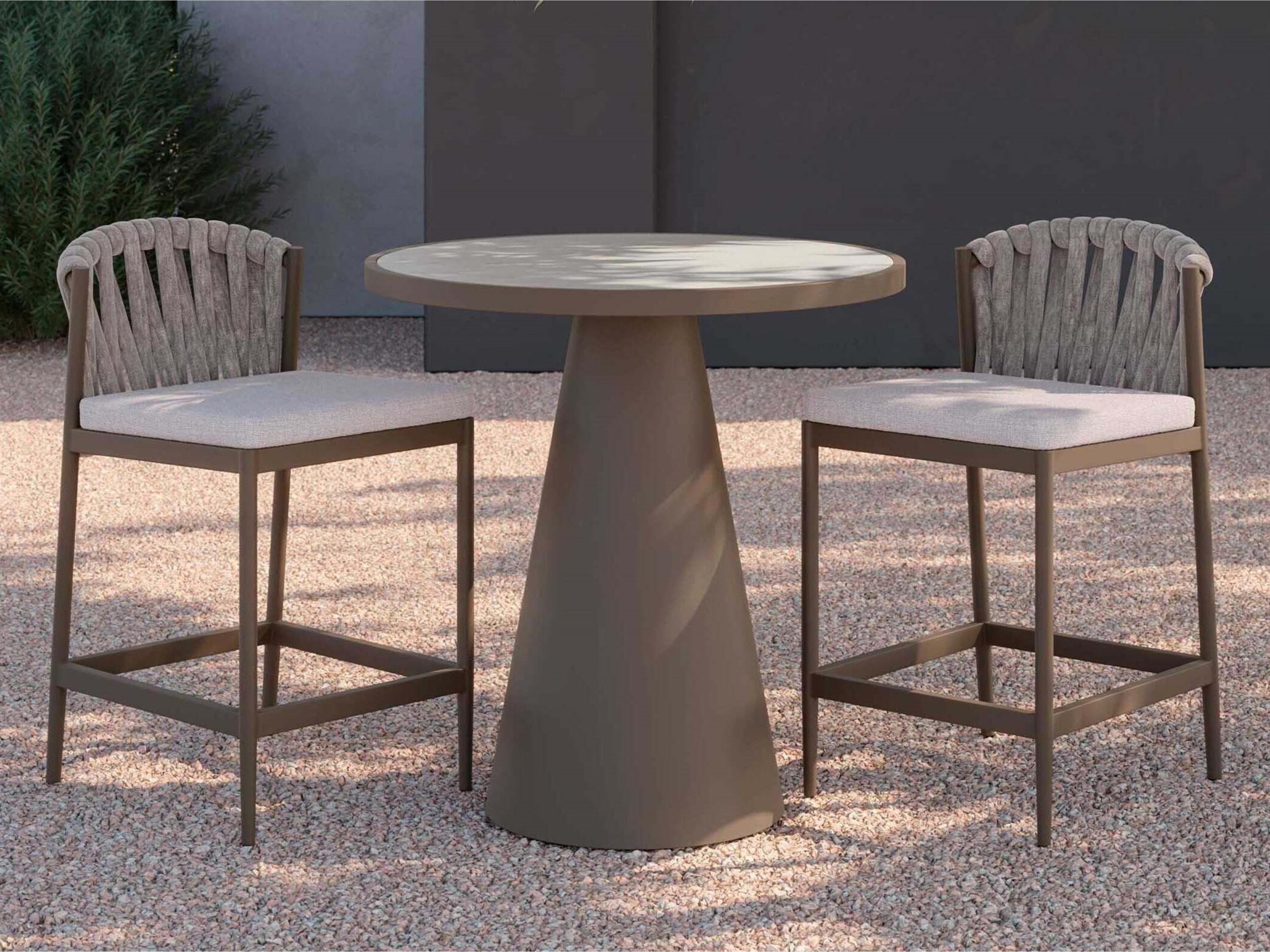 Leon Counter Table And Counter Stools Set