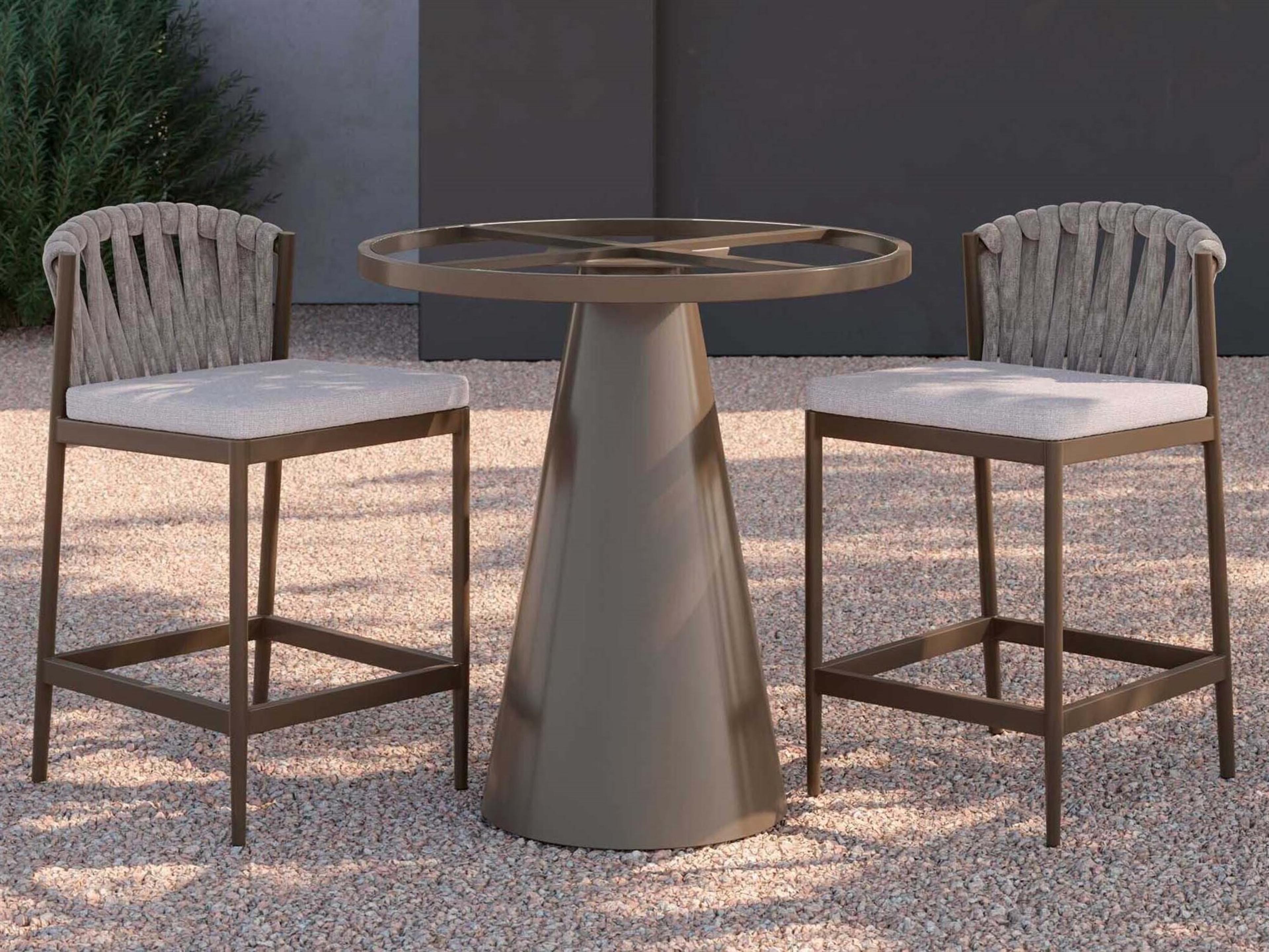 Leon Counter Table And Counter Stools Set