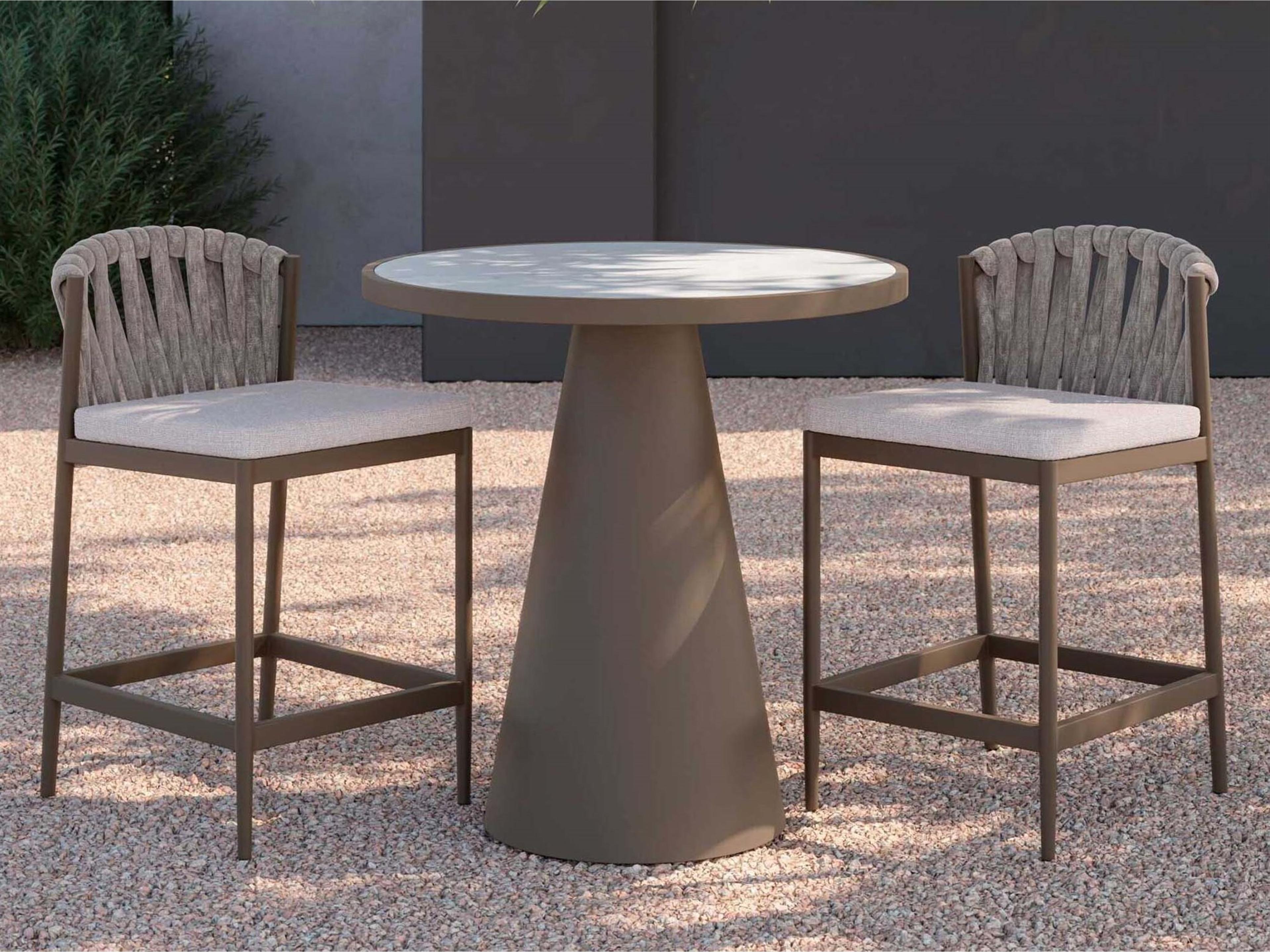 Leon Counter Table And Counter Stools Set