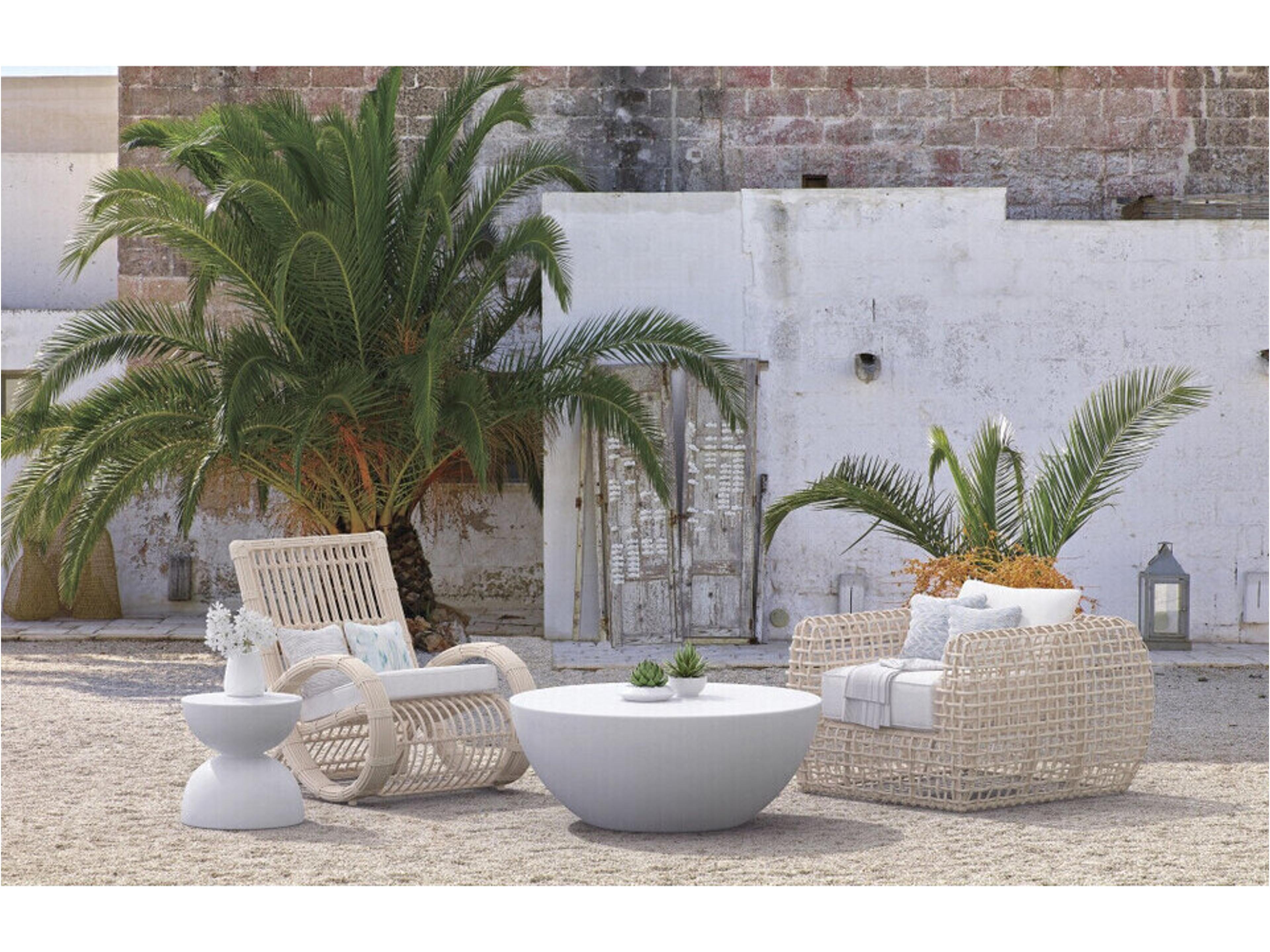 Azzurro Living Luna Concrete Round Coffee Table