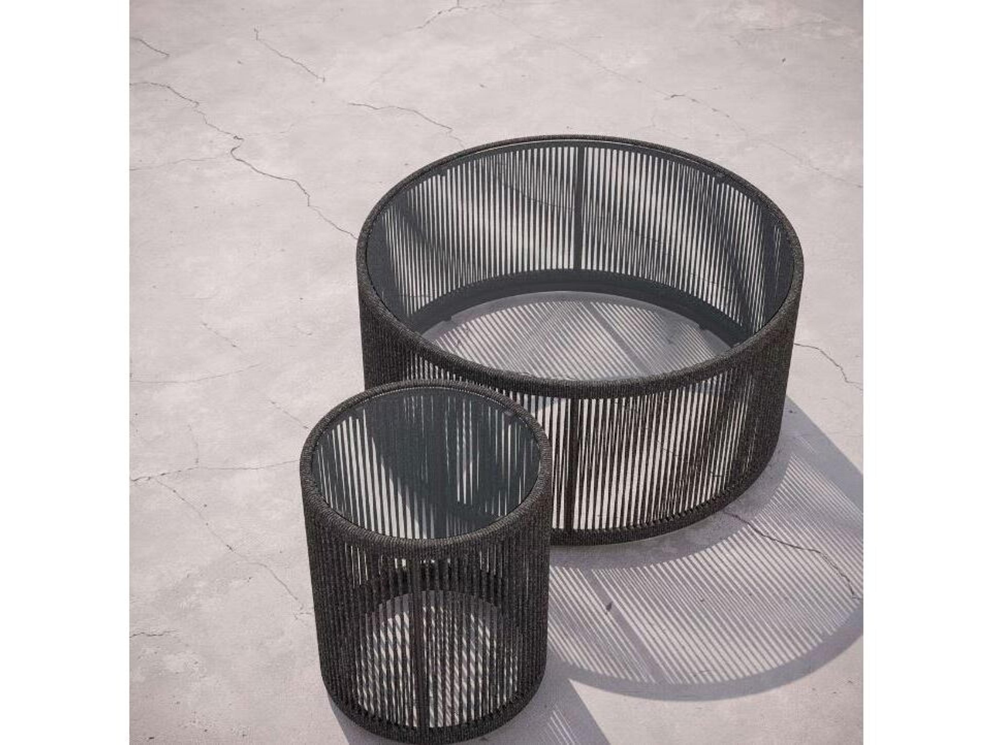 Azzurro Living Malta Round Coffee Table Rope Table Base Only