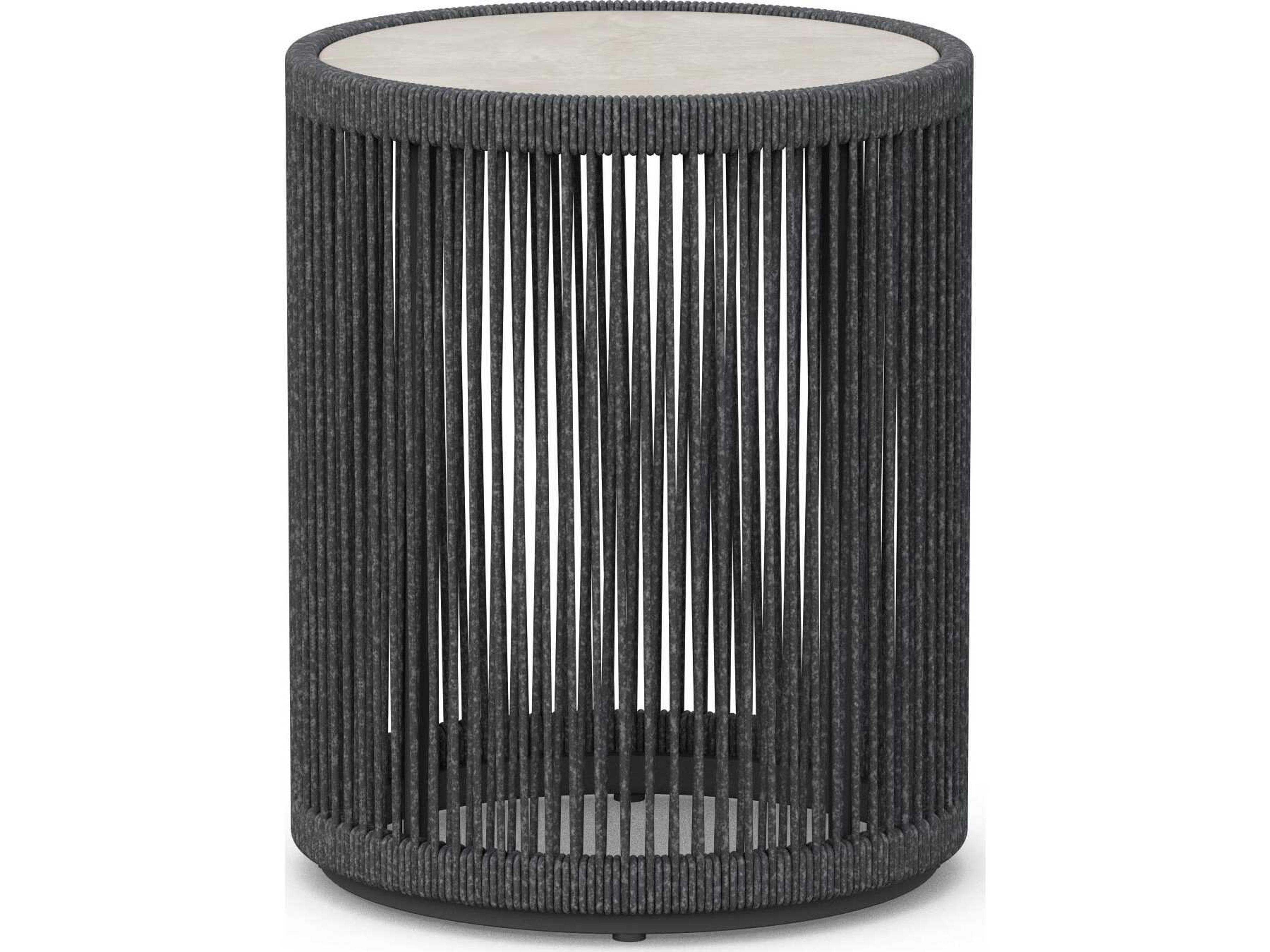 Malta Round Outdoor Coffee Table Beige