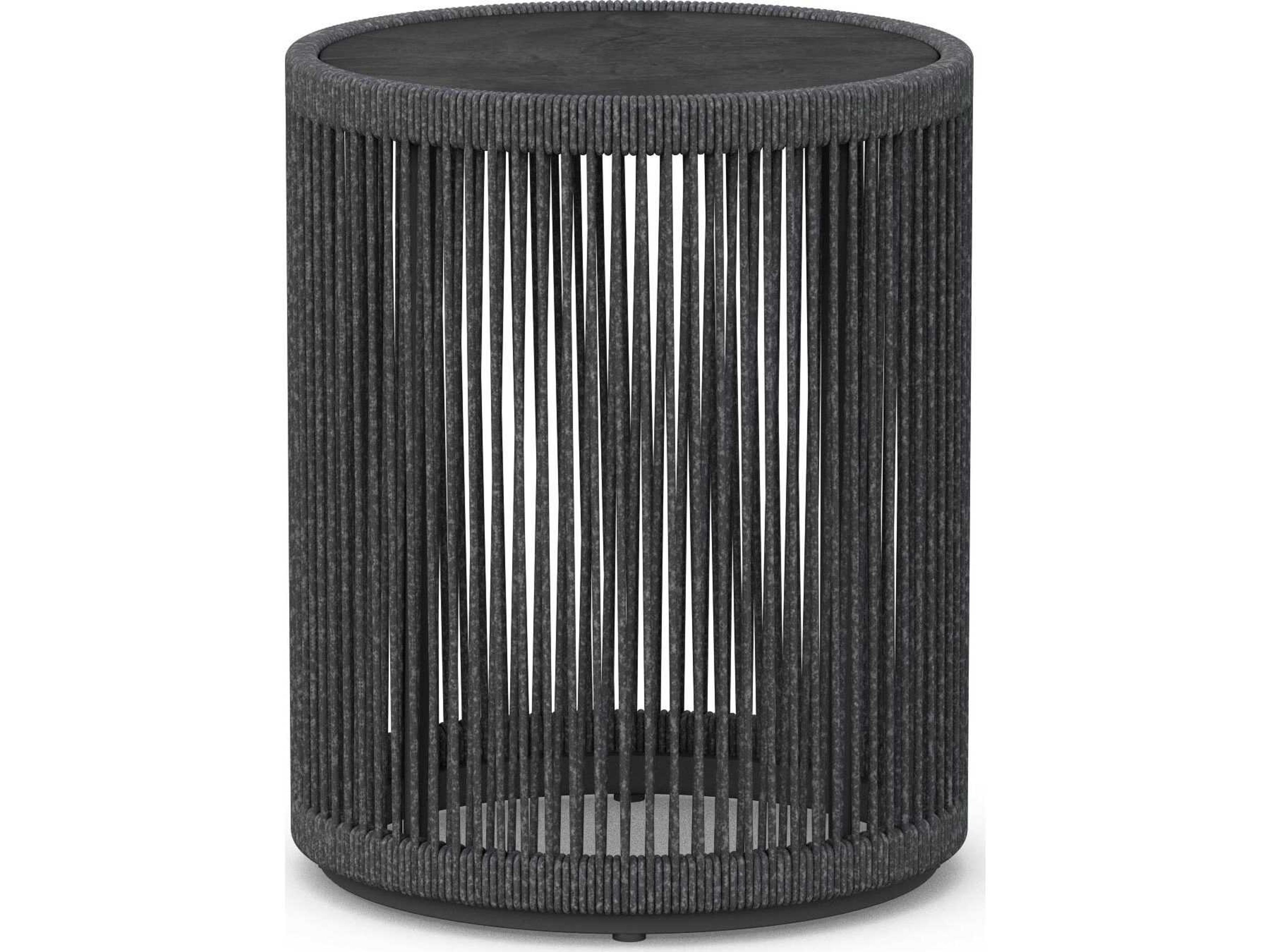 Malta Rope Side Table with Dekton Top