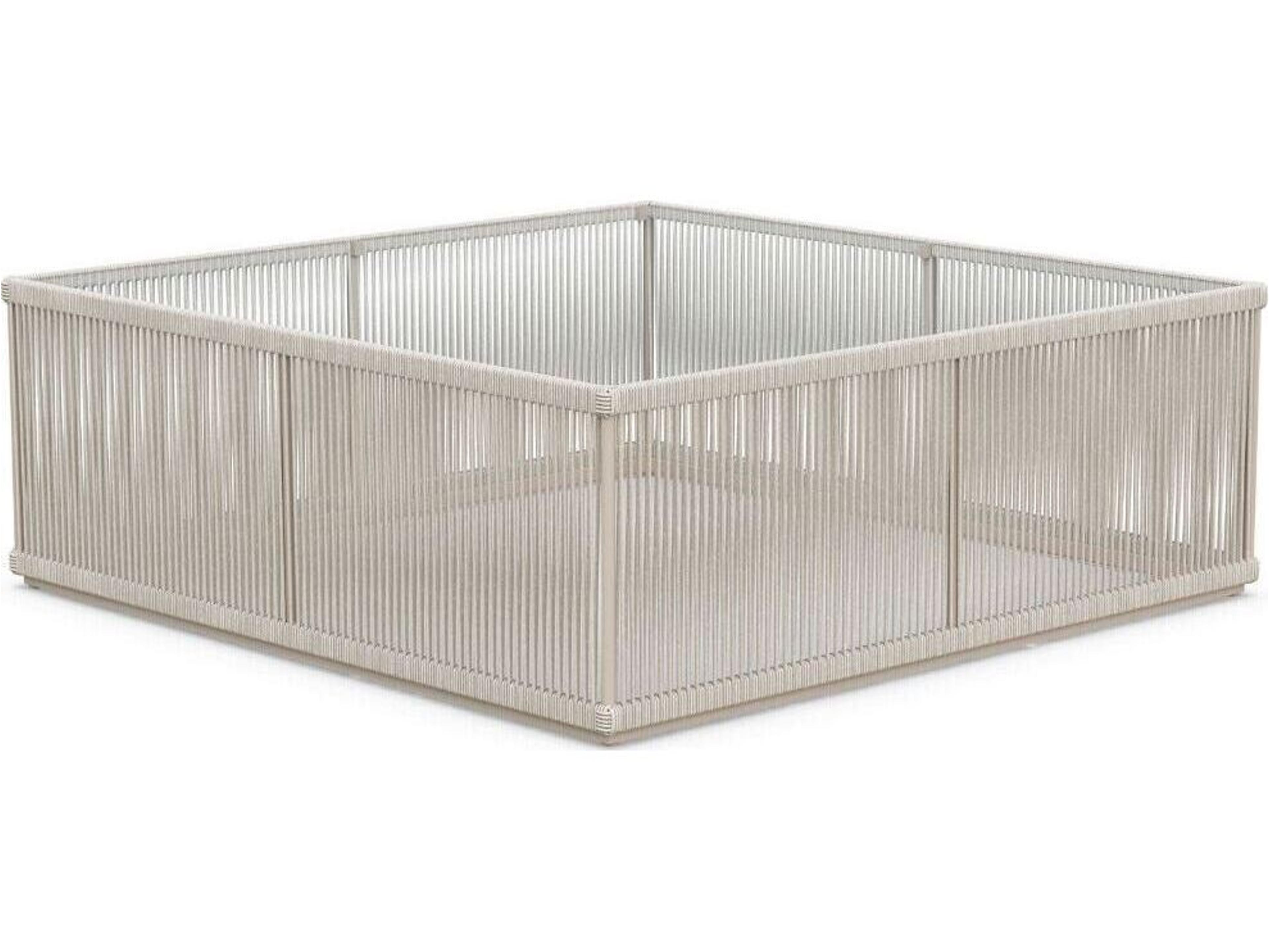 Malta Square Coffee Table Aluminum Table Base Only