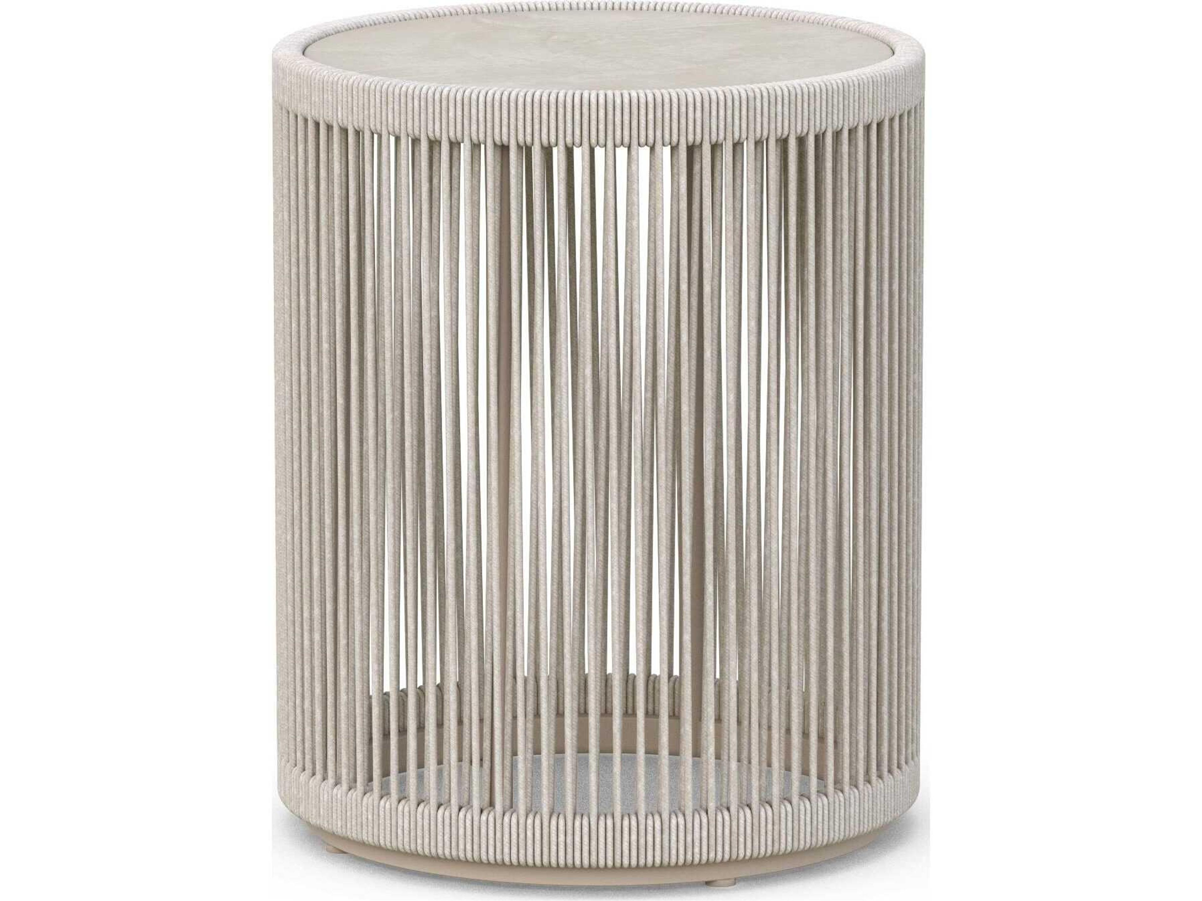 Malta Round Outdoor End Table