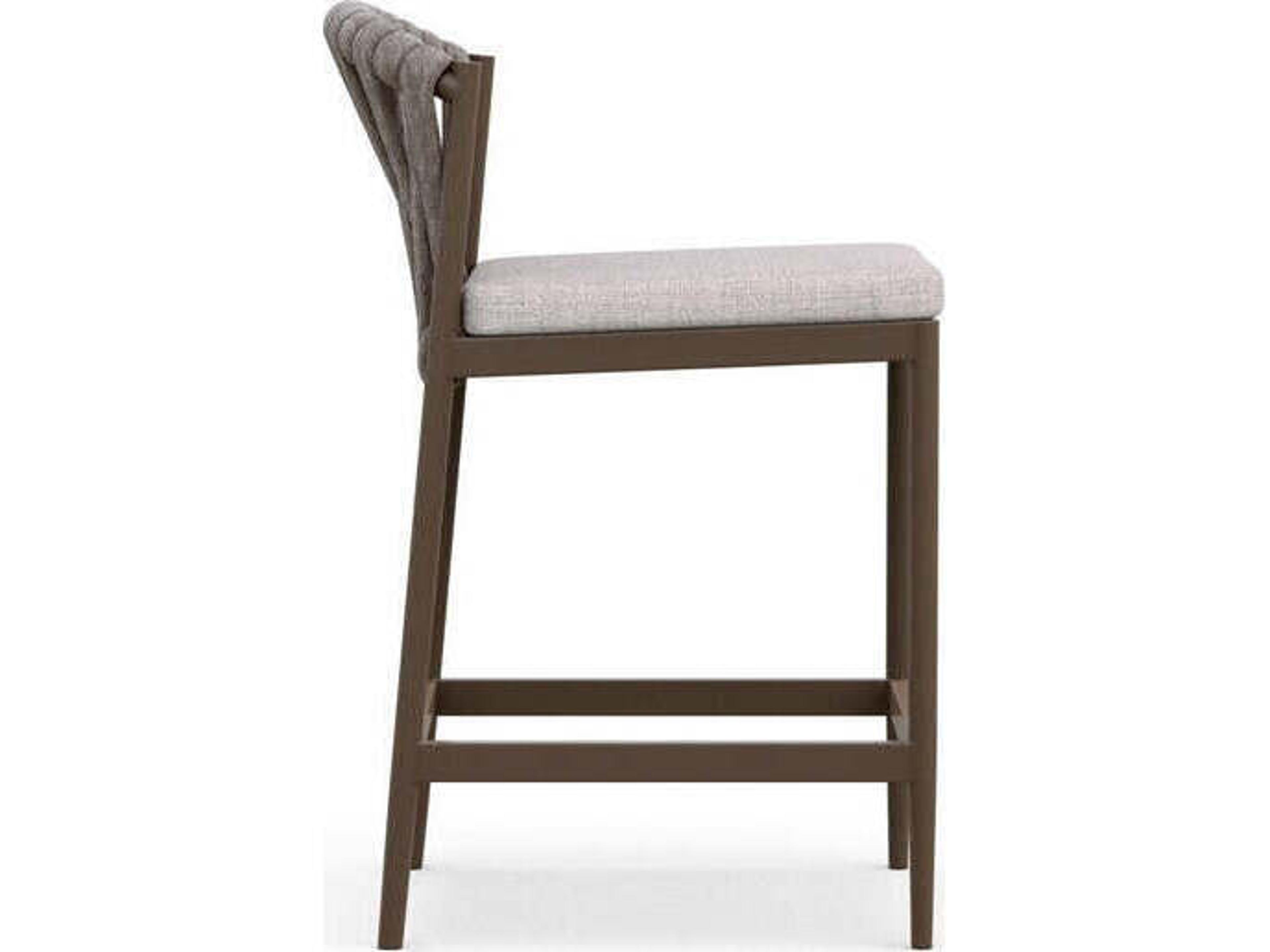 Azzurro Living Maui Aluminum Rope Counter Stool