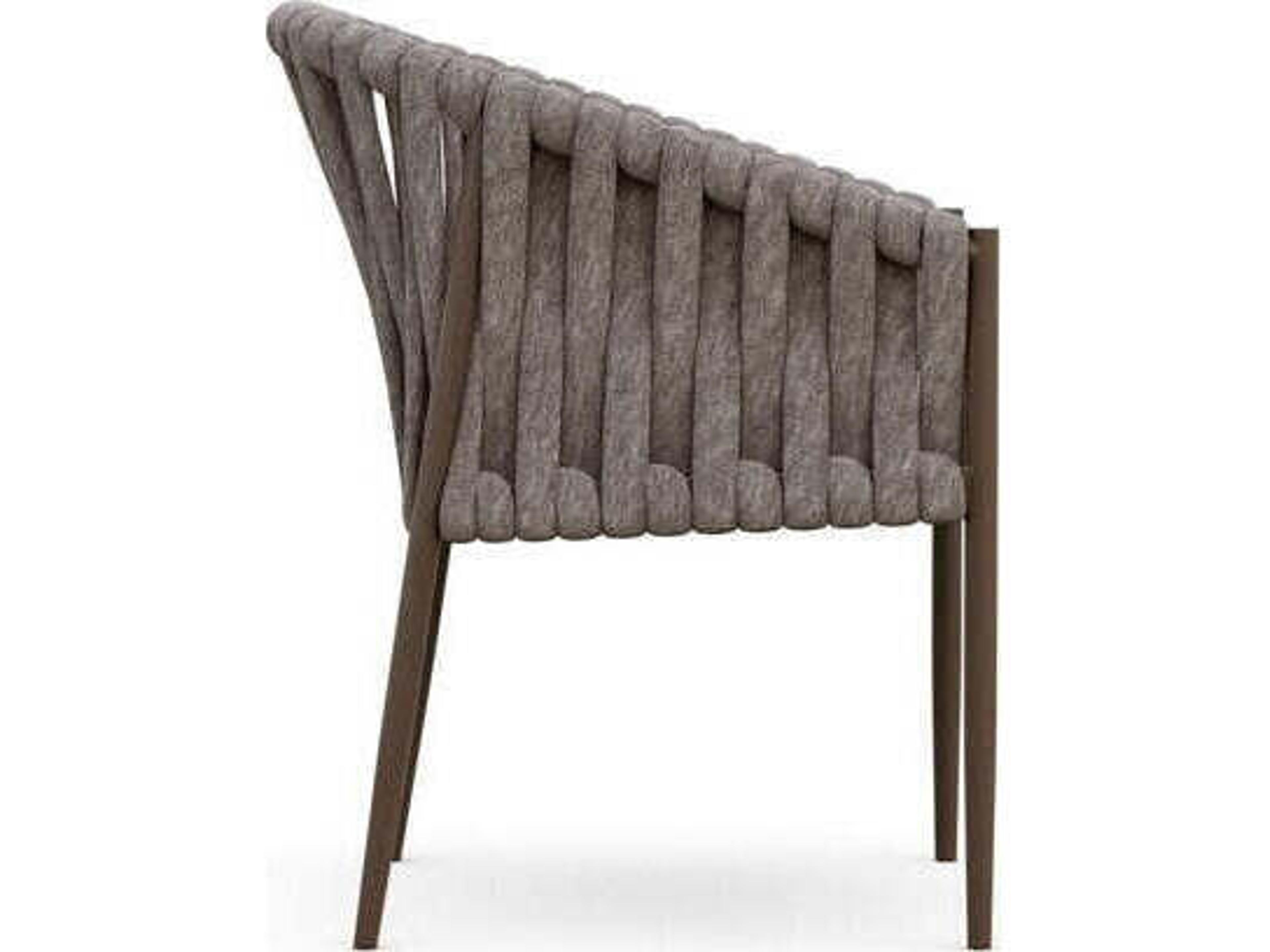 Azzurro Living Maui Aluminum Rope Dining Chair