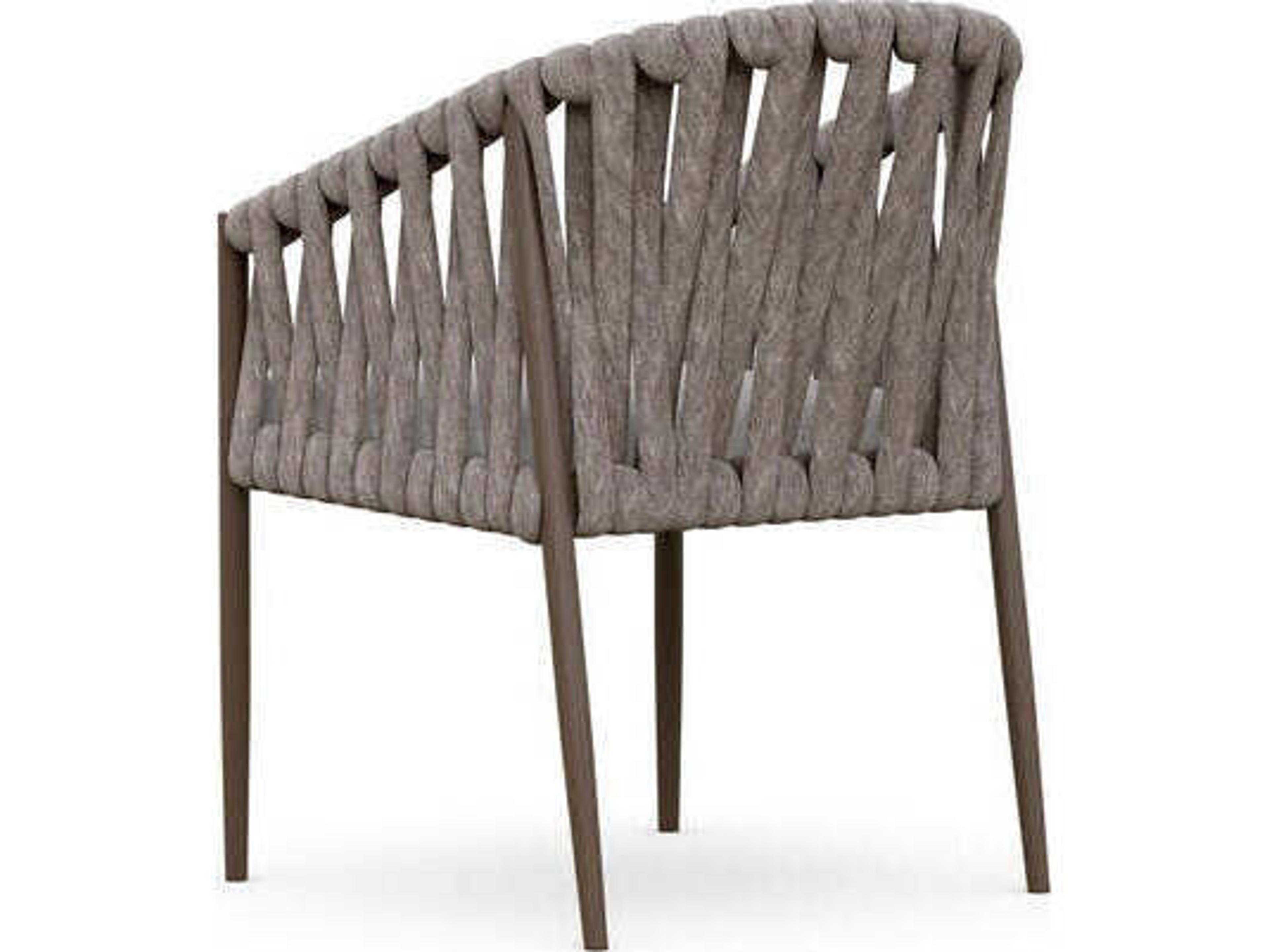 Azzurro Living Maui Aluminum Rope Dining Chair