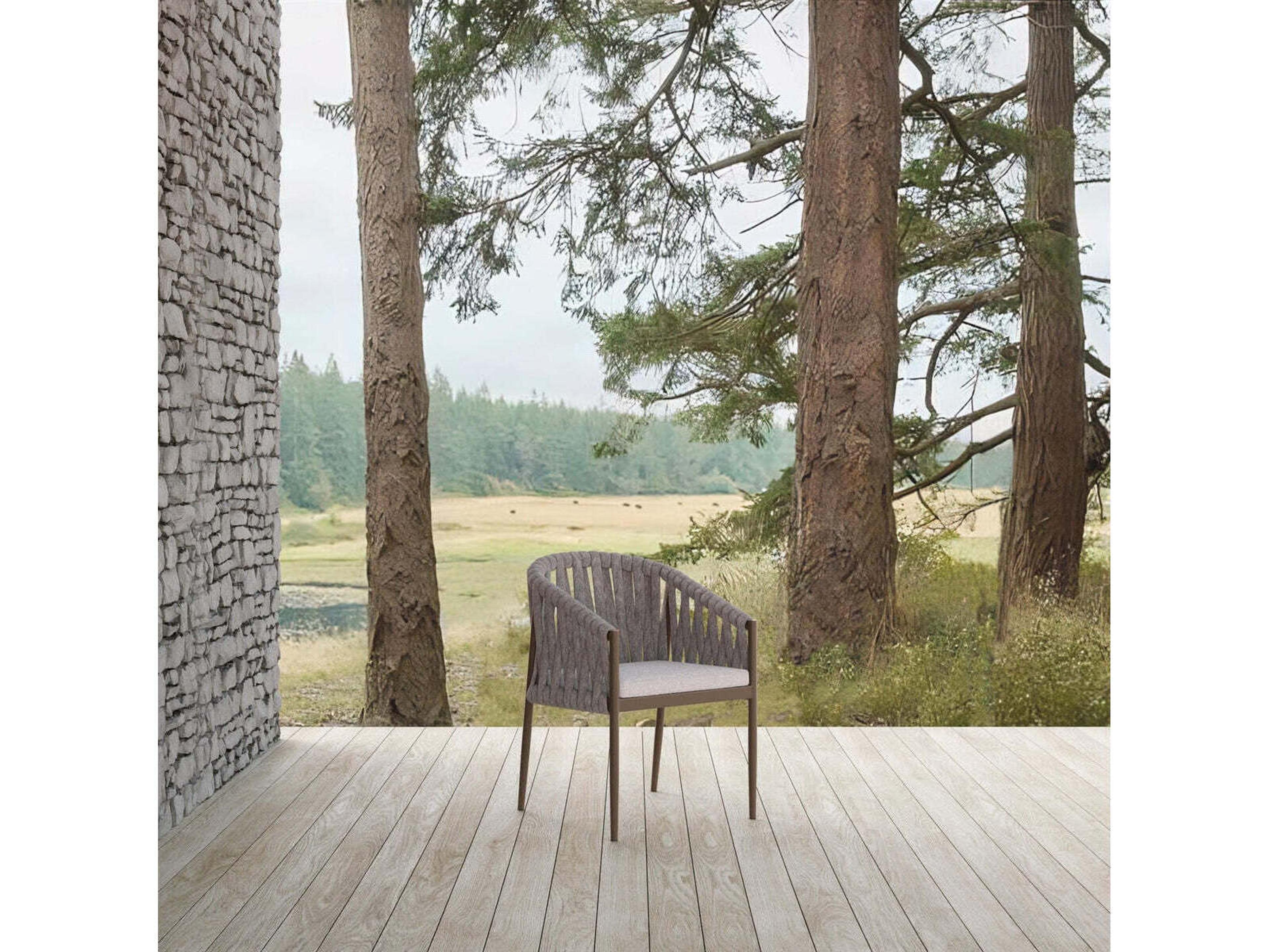 Azzurro Living Maui Aluminum Rope Dining Chair