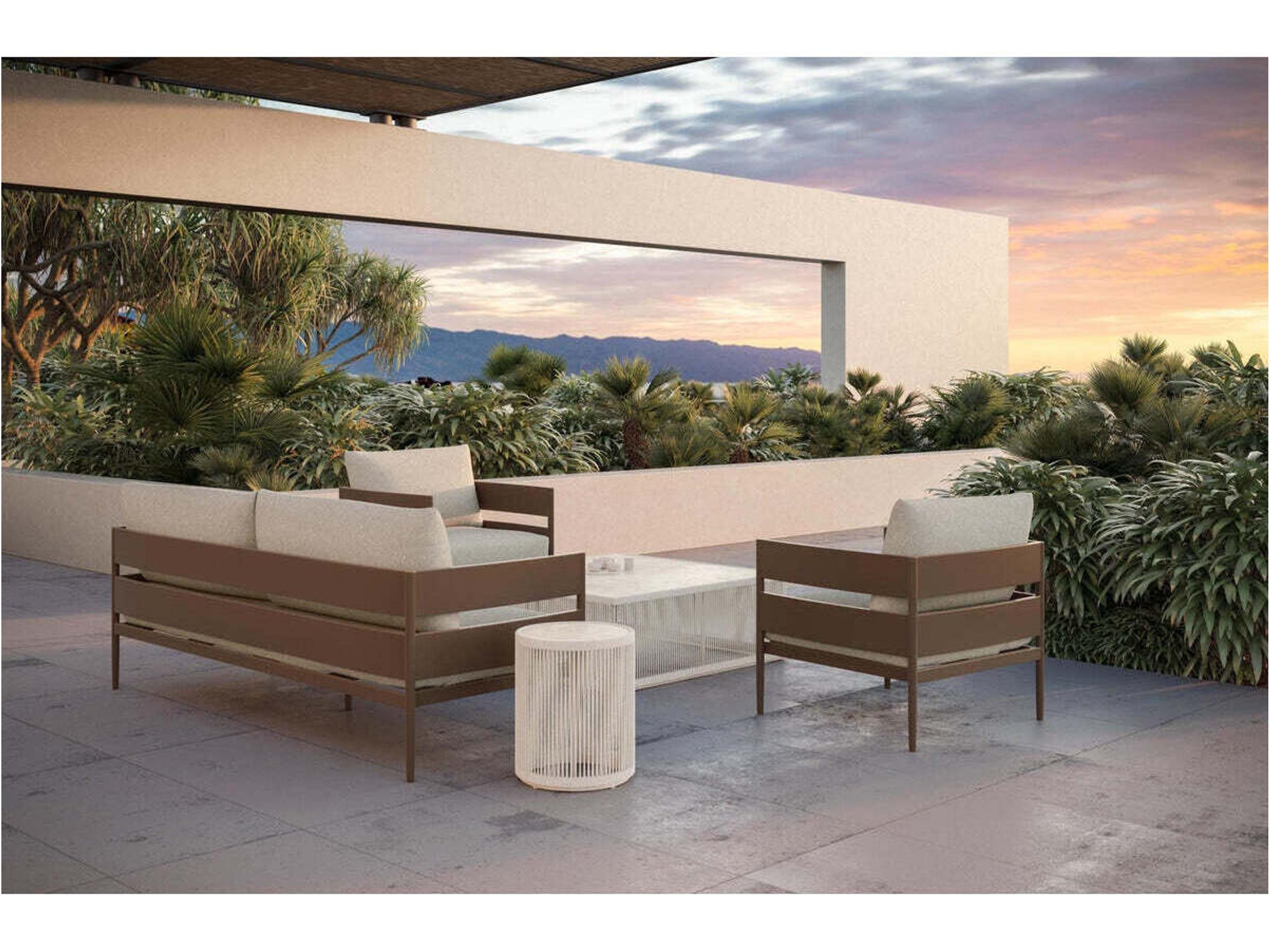 Azzurro Living Melbourne Aluminum Cushion Lounge Chair