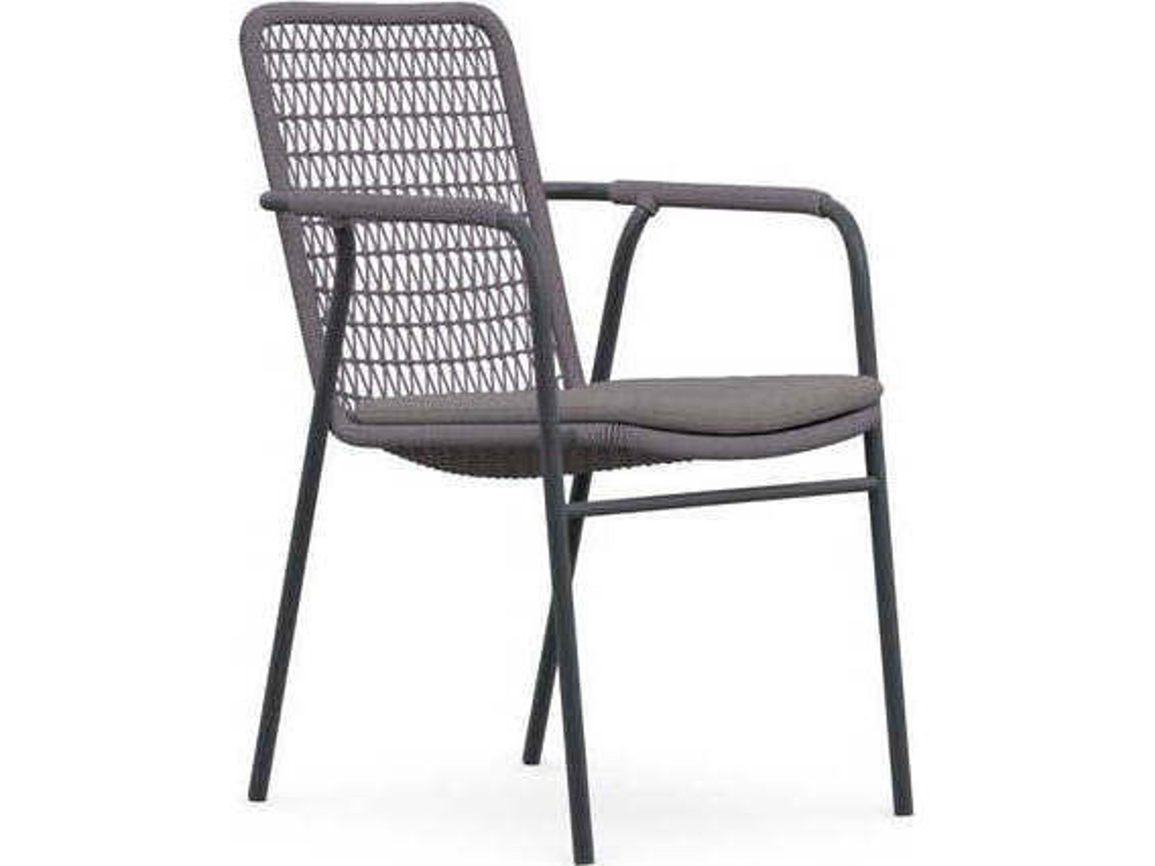 Milos Outdoor Dining Chair Set of 4 Stackable