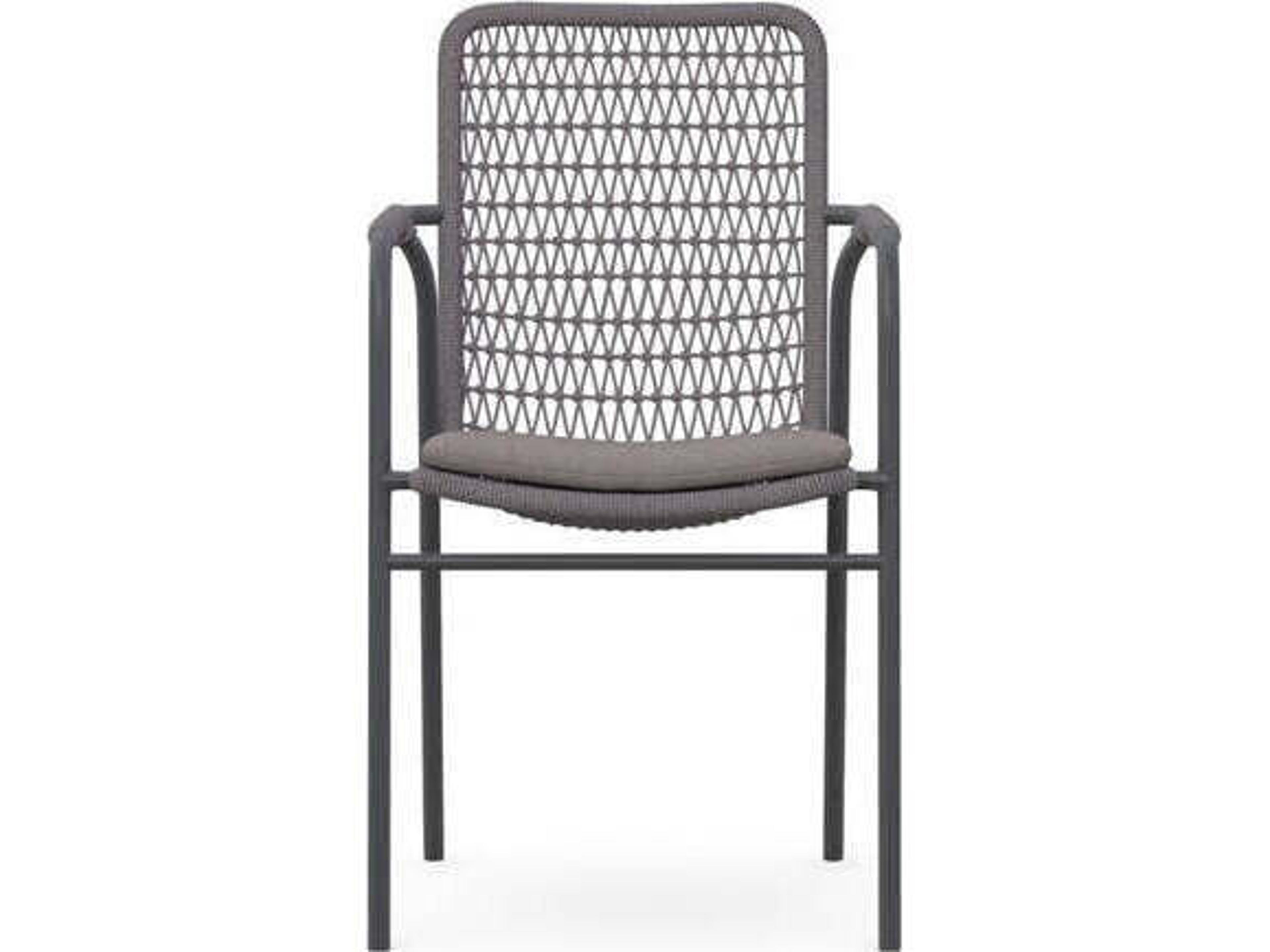 Azzurro Living Milos Aluminum Rope Dining Chair Set of 4