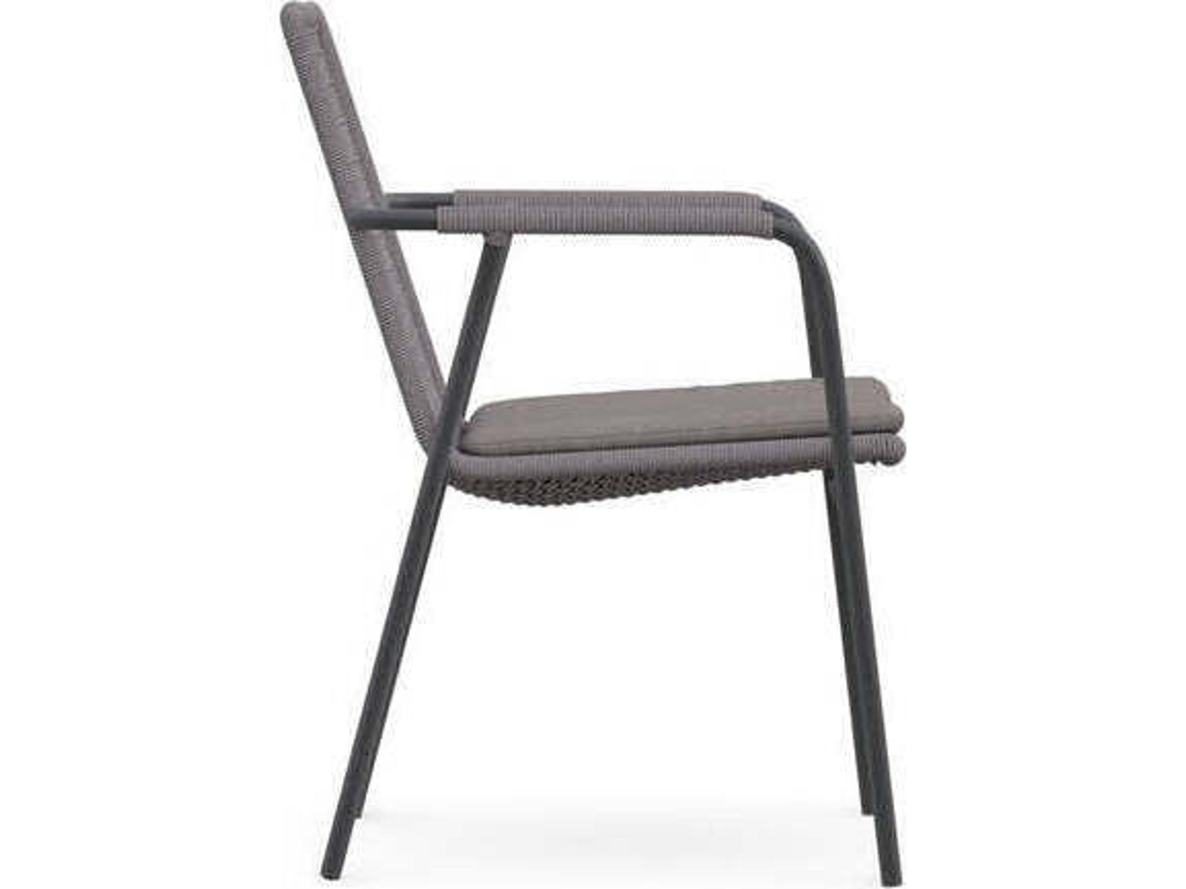 Azzurro Living Milos Aluminum Rope Dining Chair Set of 4