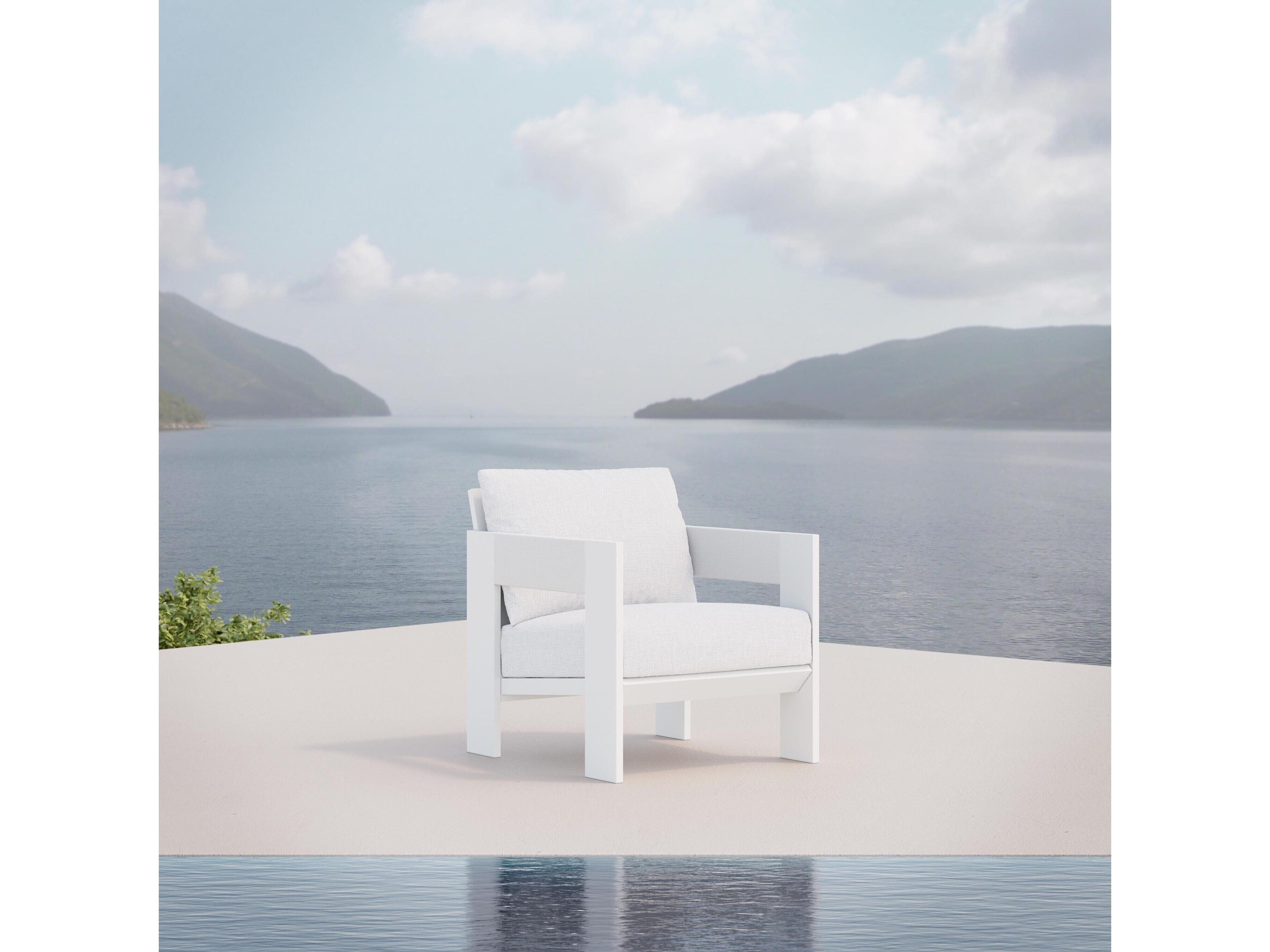 Azzurro Living Mykonos Aluminum Cushion Lounge Chair