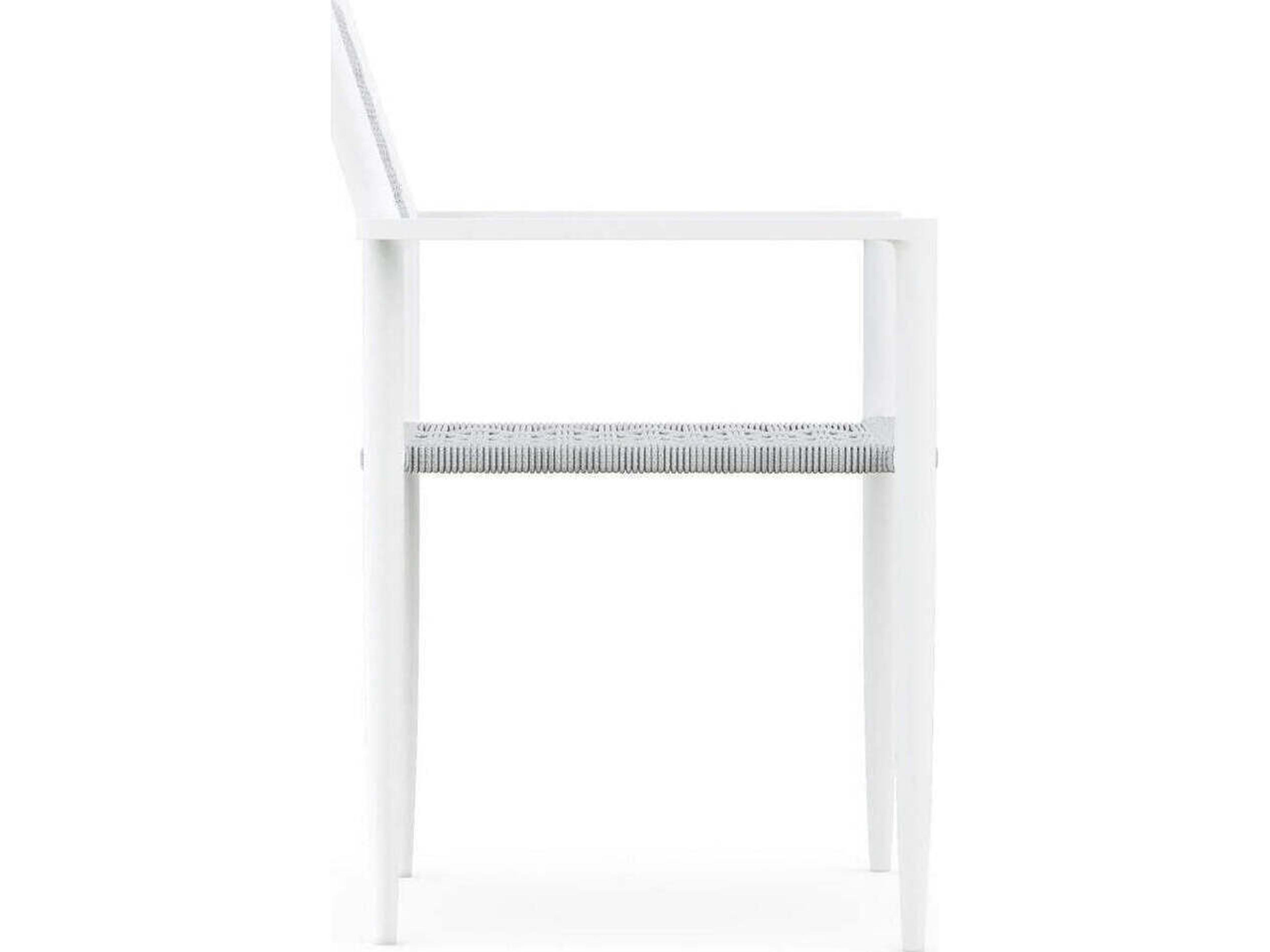 Azzurro Living Naples Aluminum Rope Dining Chair Set of 2