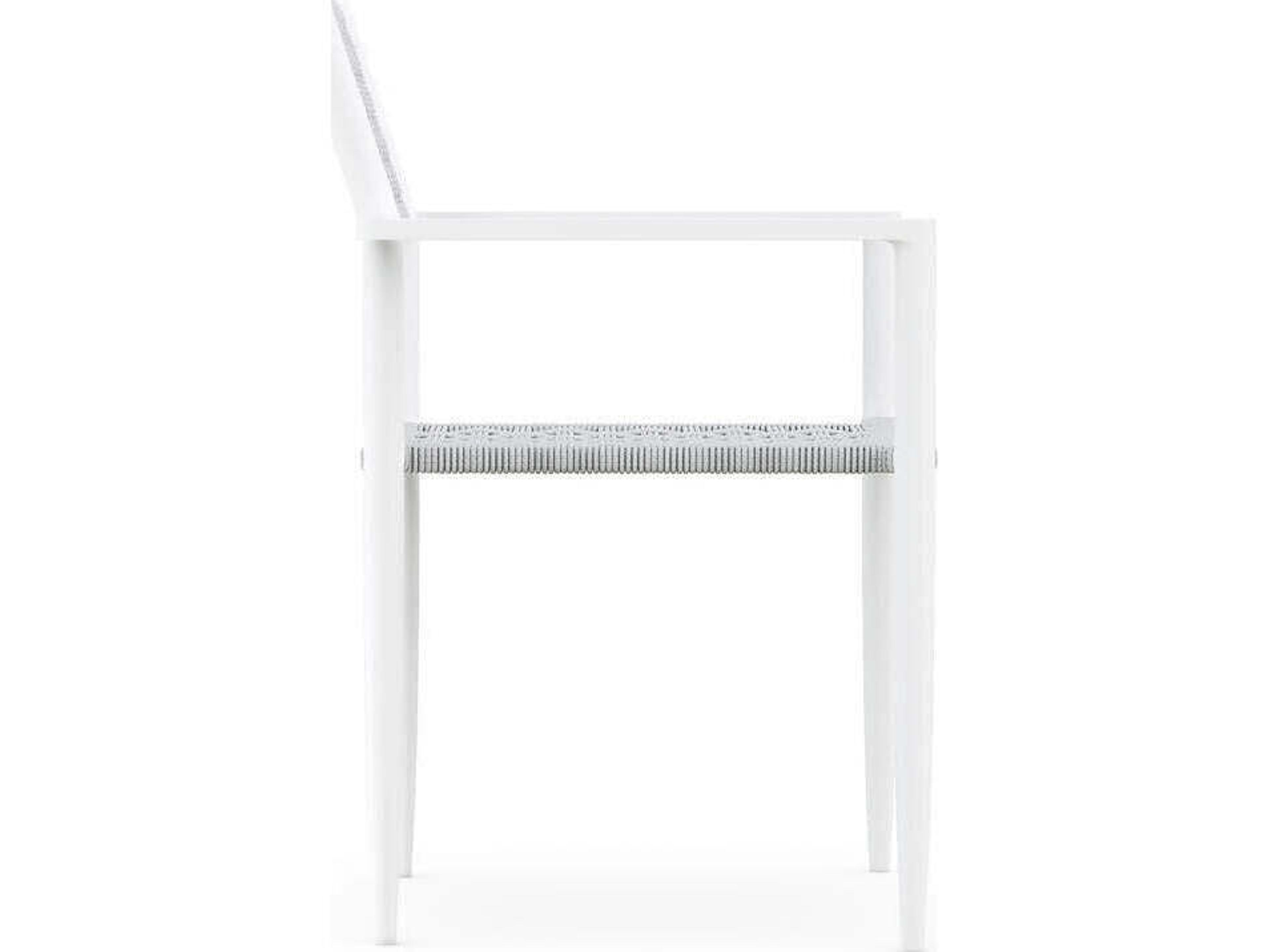 Azzurro Living Naples Aluminum Rope Dining Chair Set of 4