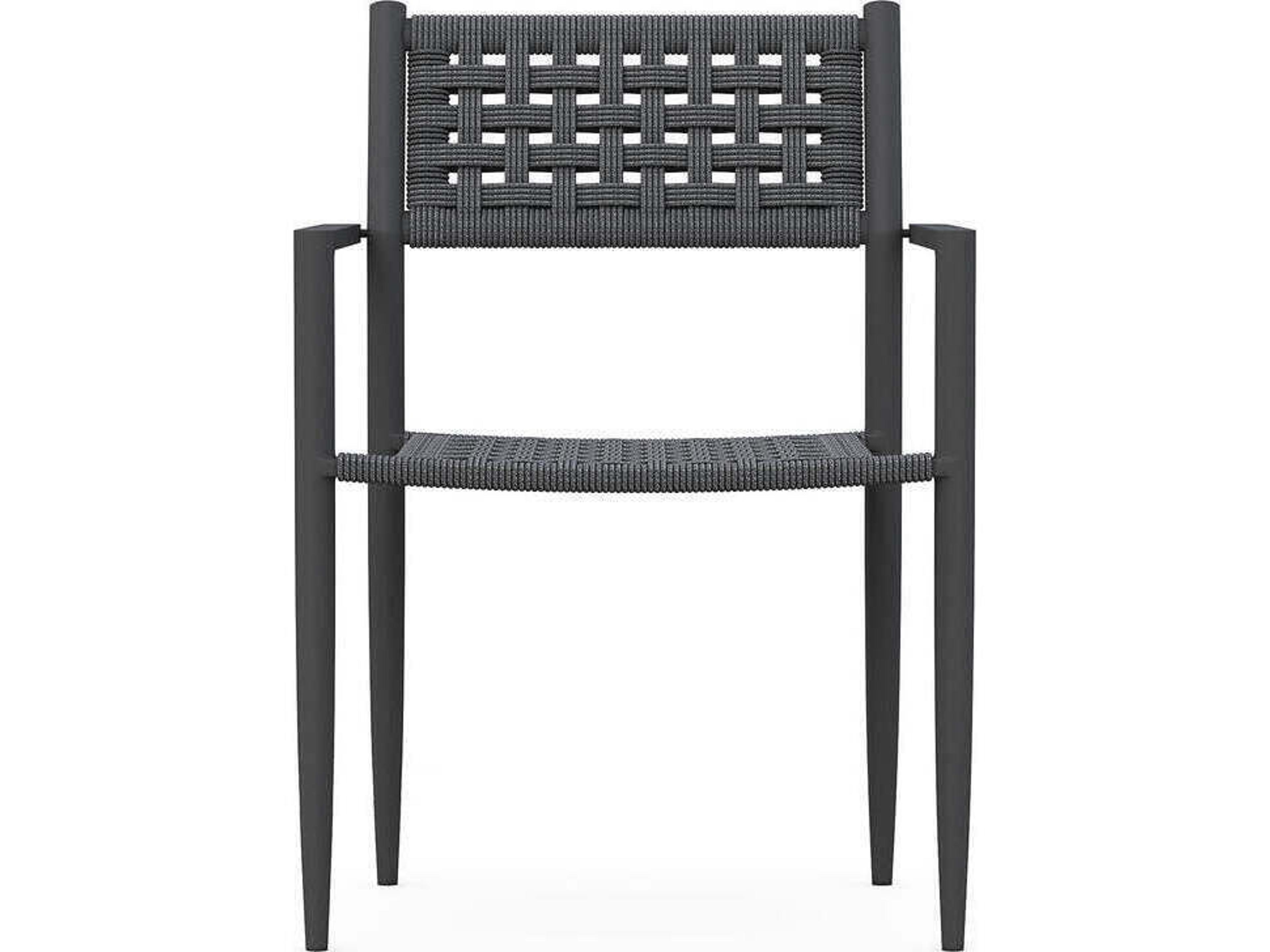 Azzurro Living Naples Aluminum Rope Dining Chair Set of 2