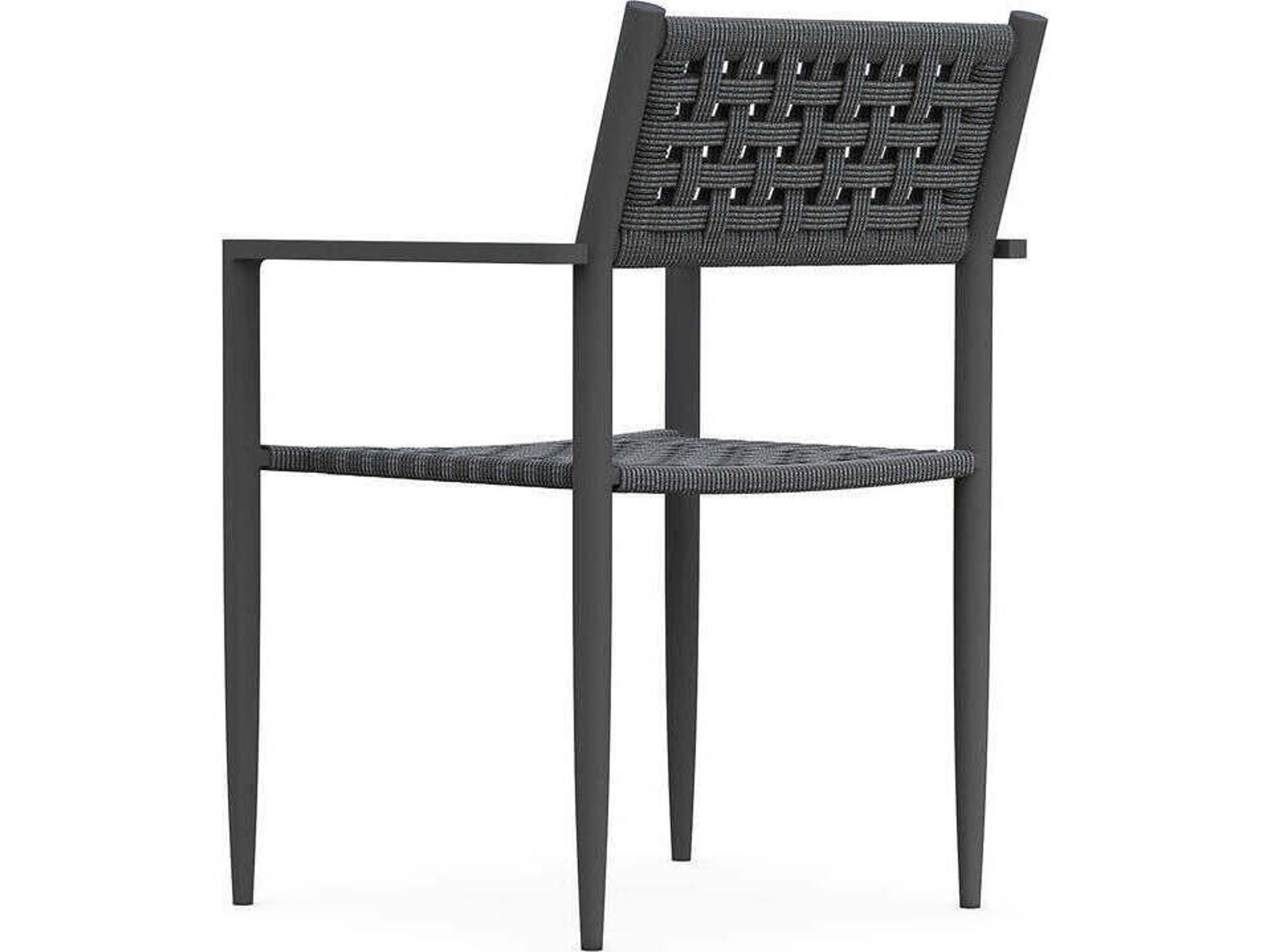 Azzurro Living Naples Aluminum Rope Dining Chair Set of 2